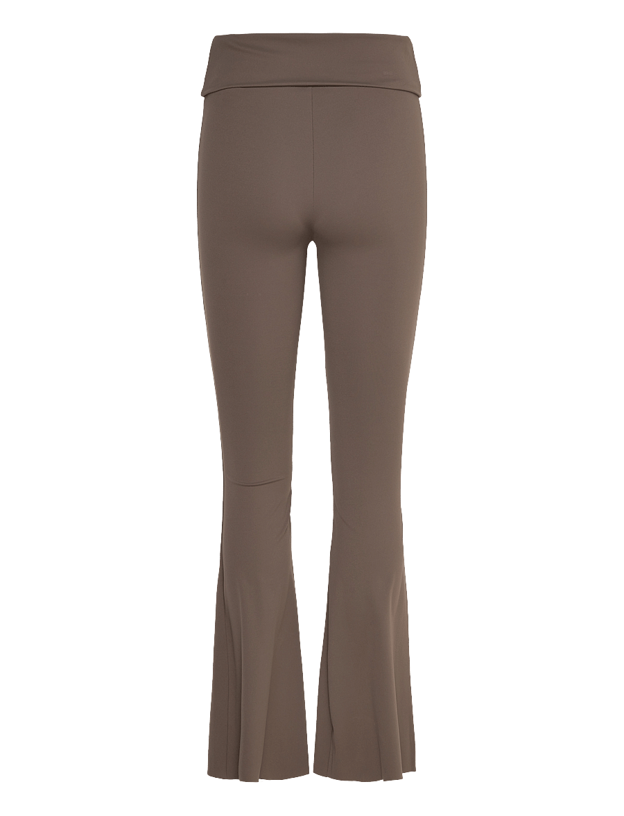 Rethinkit Studios - Butter Soft Flare Tights All day - volle länge - dark brown - 2