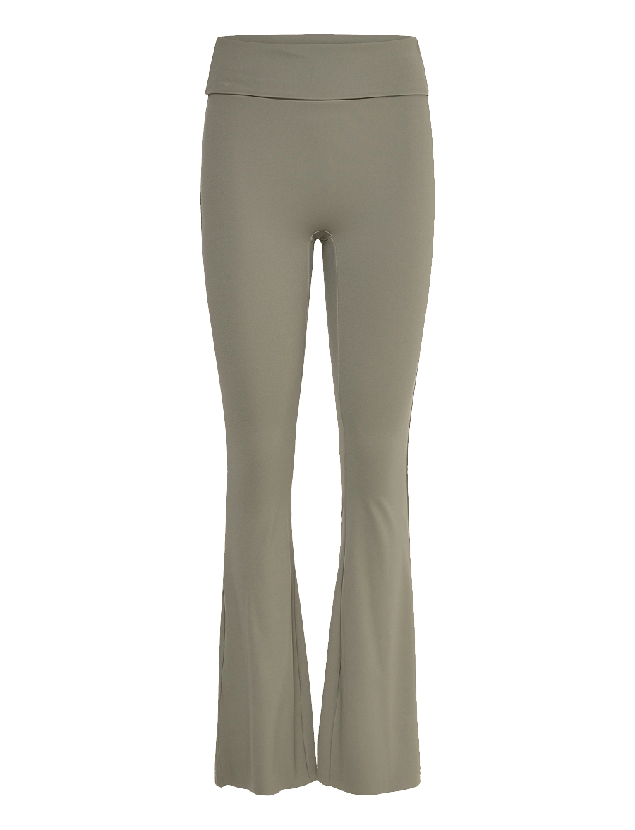 Rethinkit Studios - Butter Soft Flare Tights All day - treniņu legingi - smoke olive - 0
