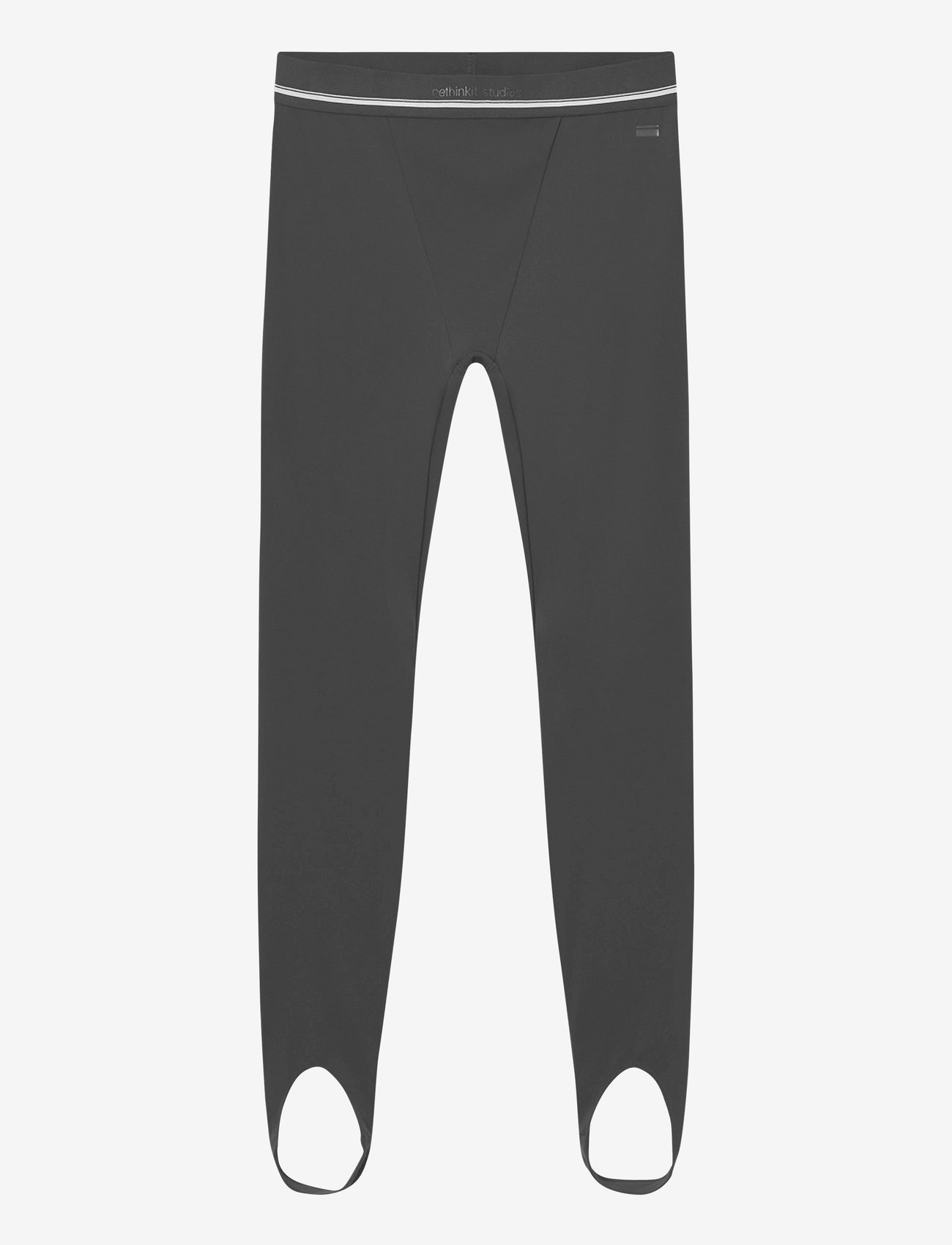 Rethinkit Studios - Butter Soft Stirrup Tights Edge - tights - almost black - 1