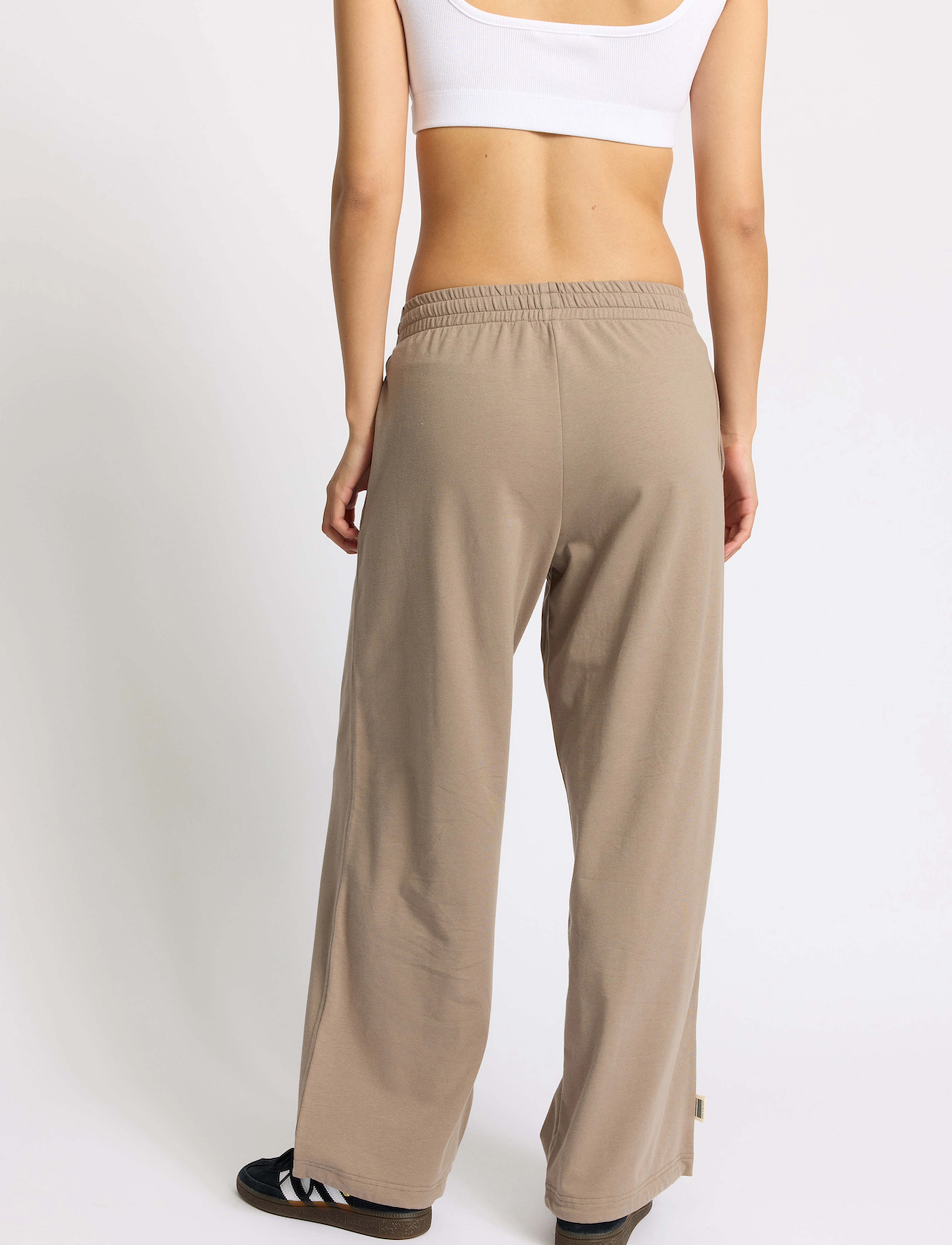 Rethinkit Studios - Light Sweat wide - casual trousers - 0075 warm grey - 5
