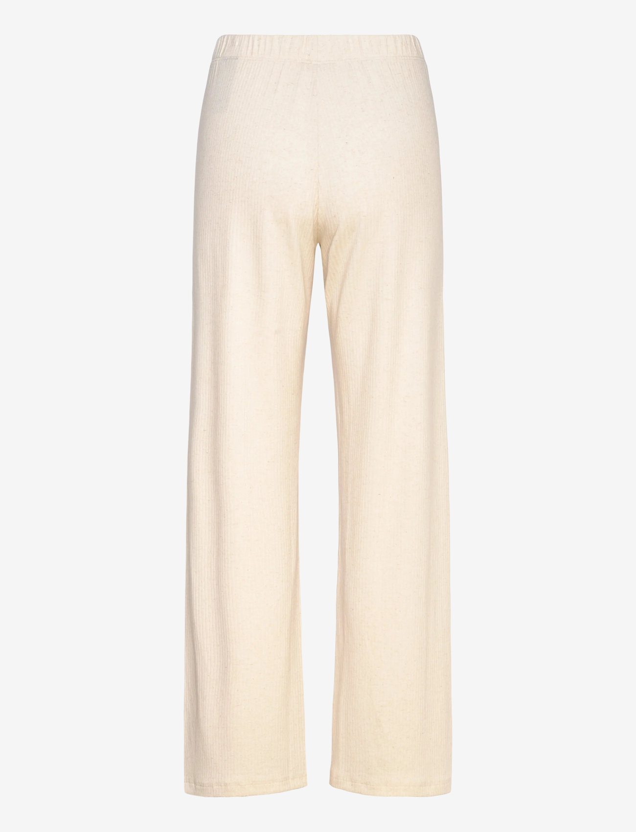 Rethinkit Studios - Wide Rib Pants Merci - sweatpants - soft beige melange - 1