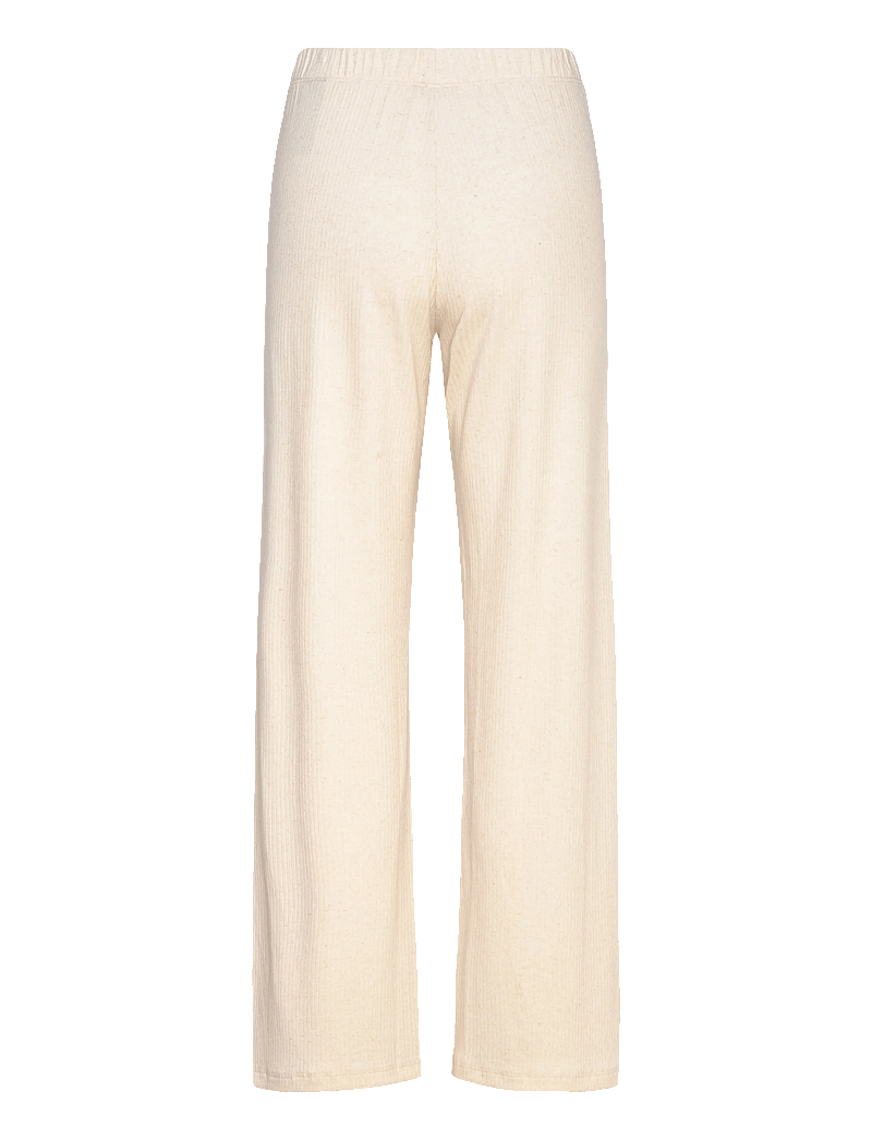 Rethinkit Studios - Wide Rib Pants Merci - treeningpüksid - soft beige melange - 2