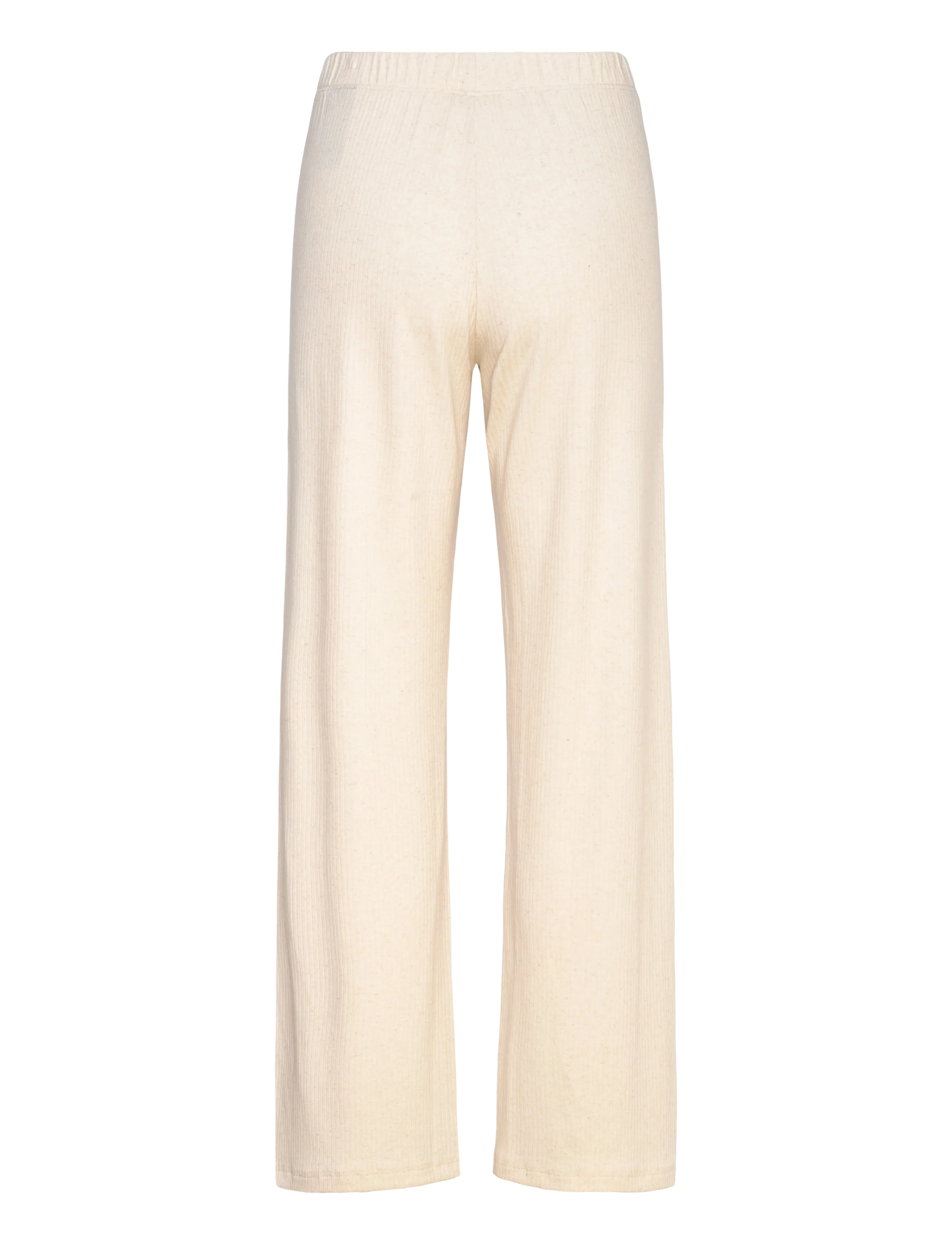 Rethinkit Studios - Wide Rib Pants Merci - soft beige melange - 2