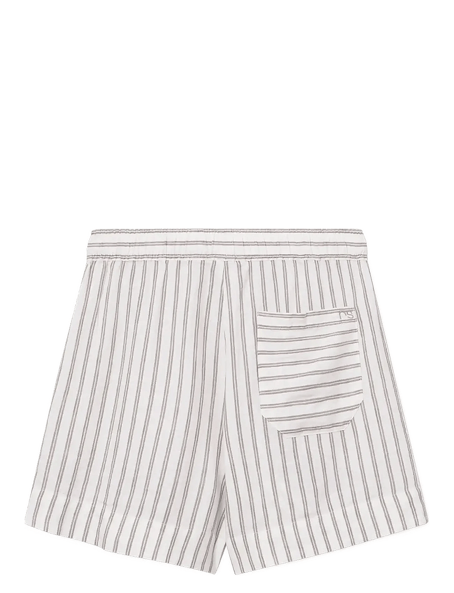 Rethinkit Studios - Striped Shorts PJ - freizeit shorts - warm grey stripe - 1