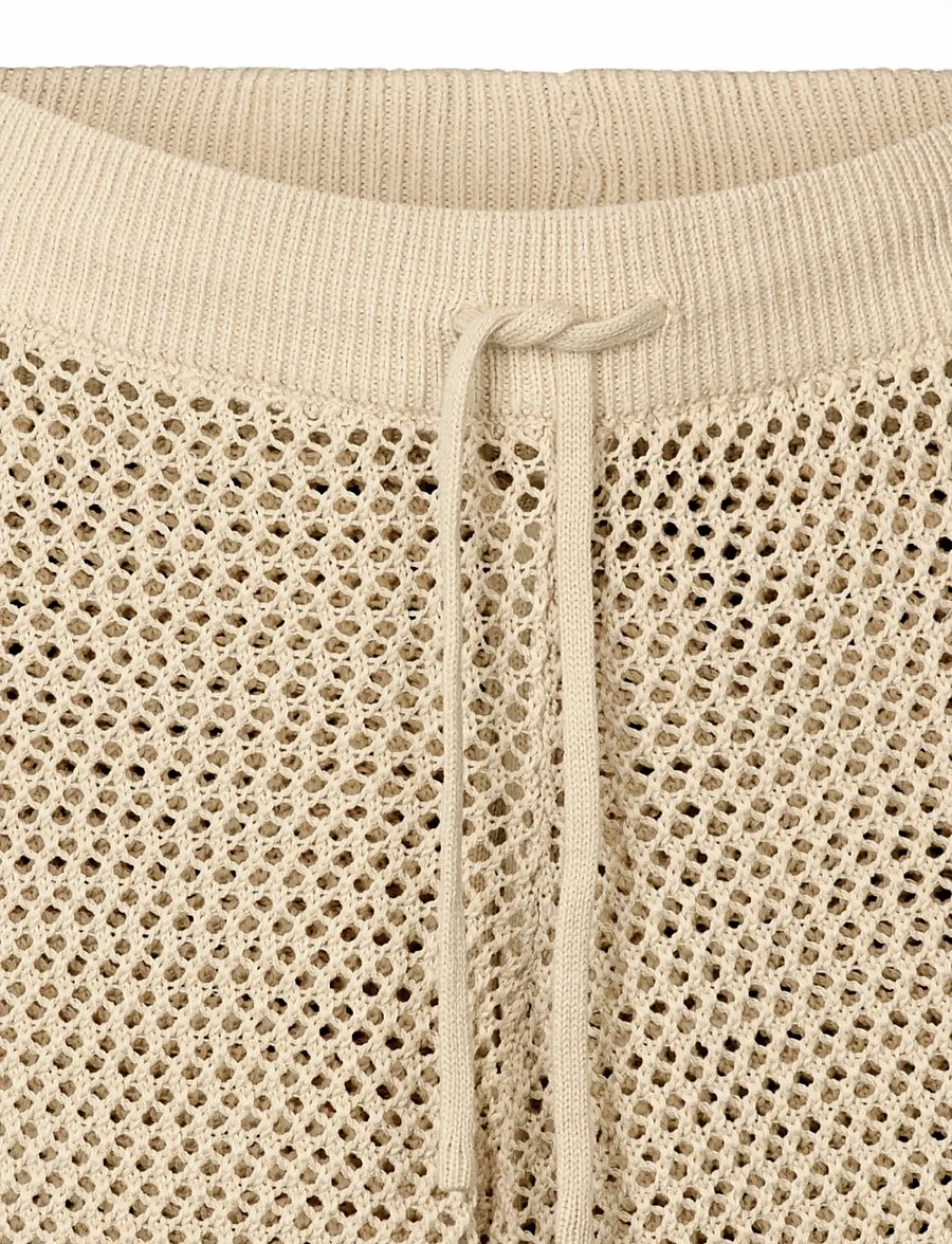 Rethinkit Studios - Shorts Knitted Loop - casual shorts - oyster grey - 4