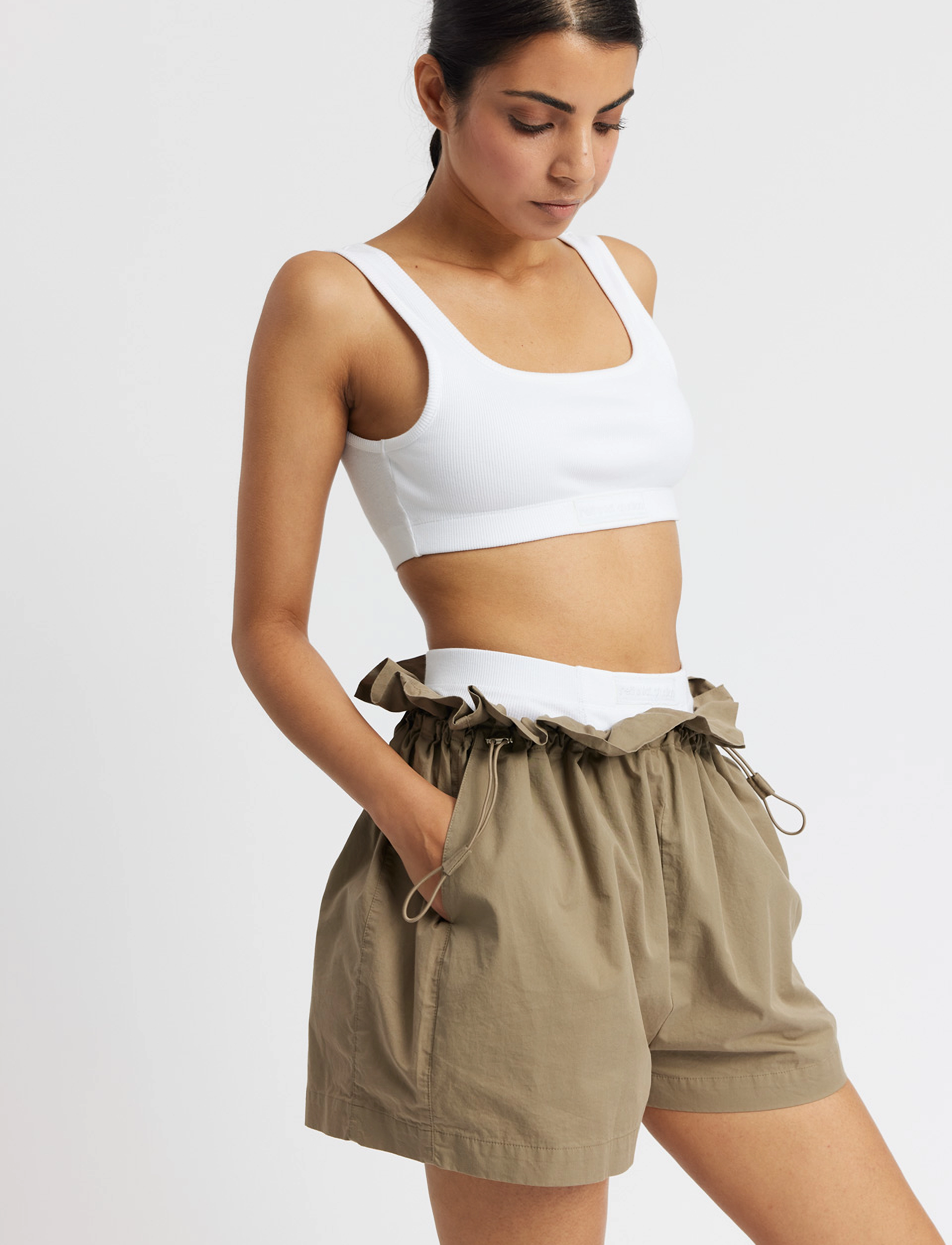 Rethinkit Studios - Soft Rib Shorts Key - white - 4