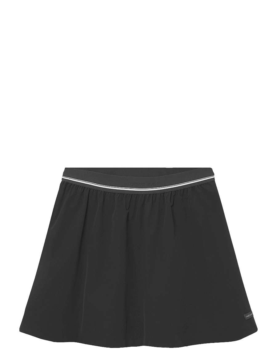 Rethinkit Studios - Soft woven skirt Stroll - kjoler & skjørt - black - 1