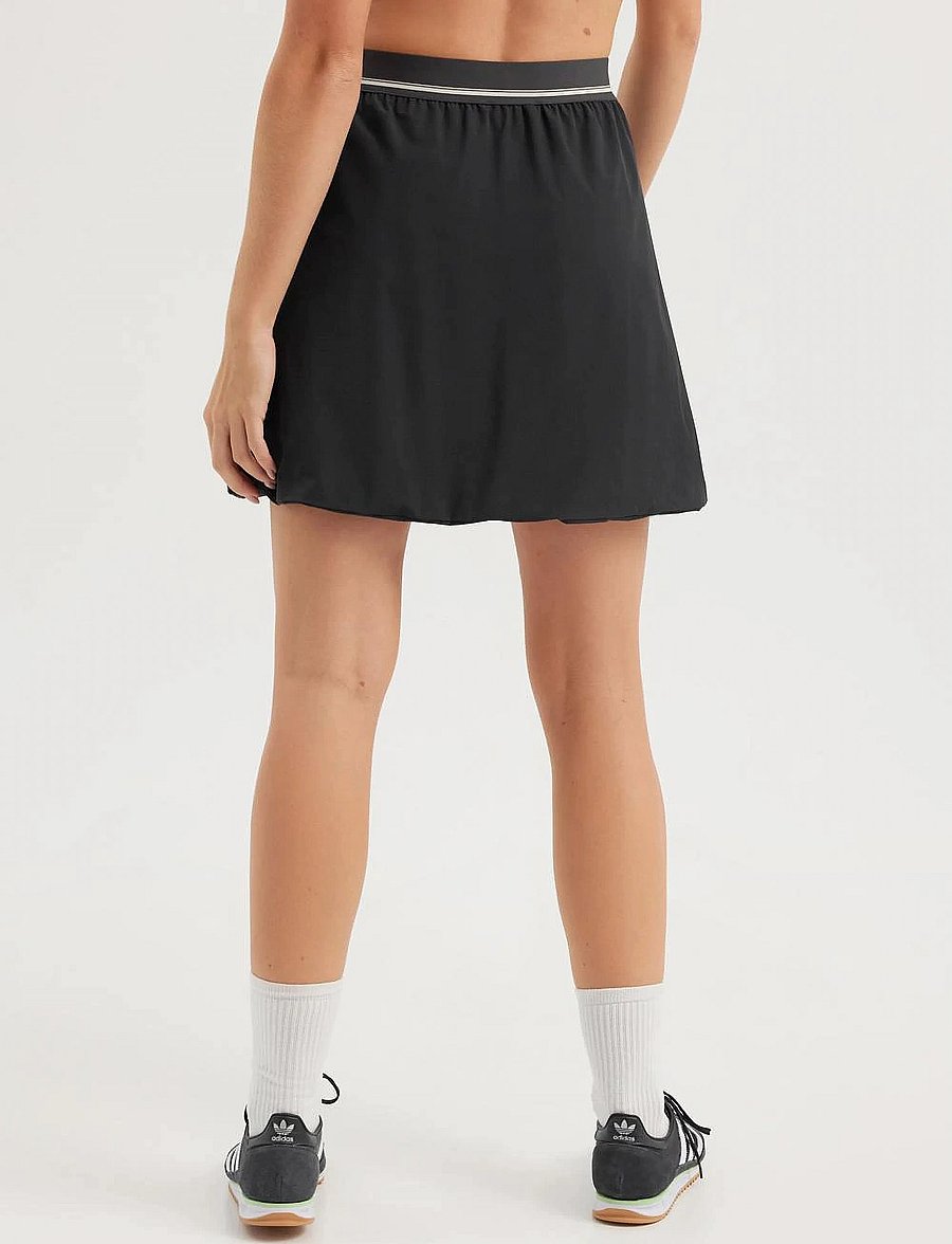 Rethinkit Studios - Soft woven skirt Stroll - kjoler & skjørt - black - 3