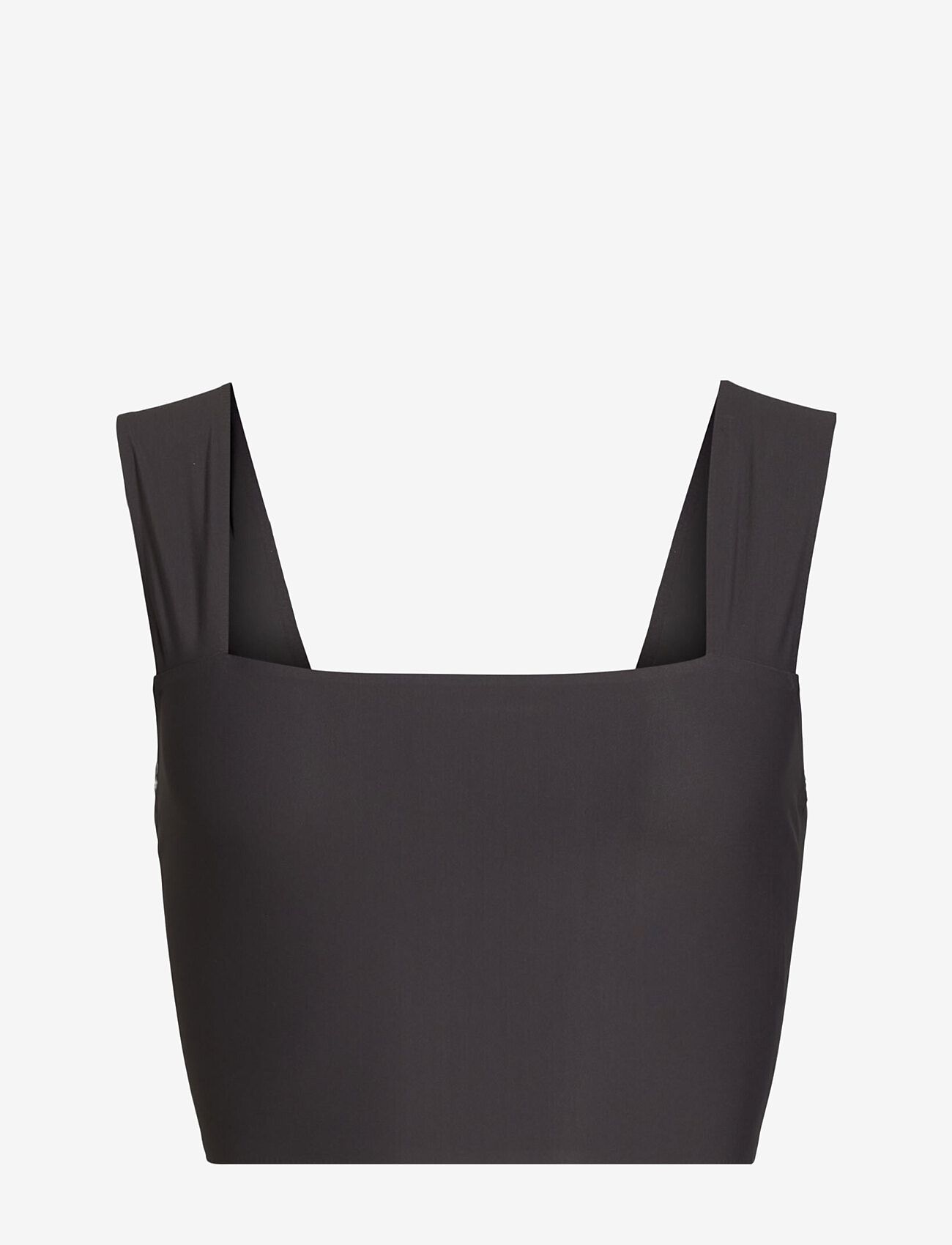 Rethinkit Studios - Telma Top crop wide straps - Õlapaeltega pluusid - almost black - 1