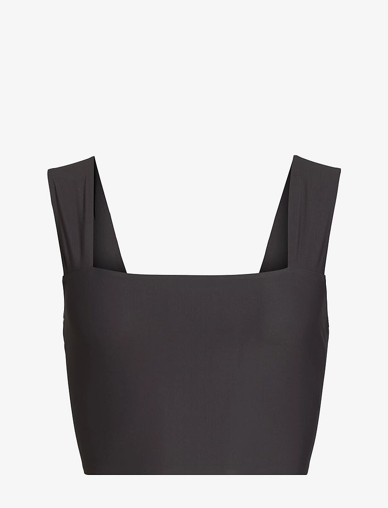 Rethinkit Studios - Telma Top crop wide straps - Õlapaeltega pluusid - almost black - 1