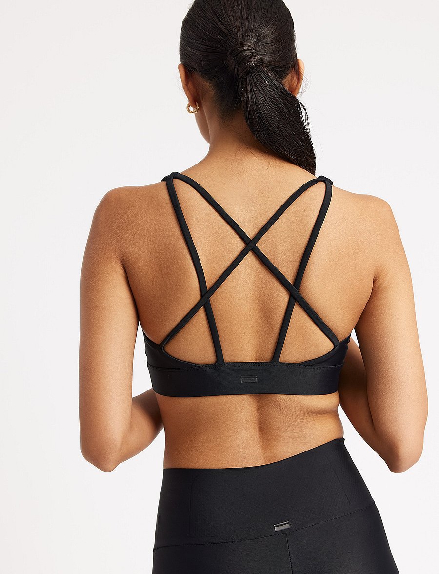 Rethinkit Studios - Sports Bra Multi Cross Seville - medium støtte - black - 5