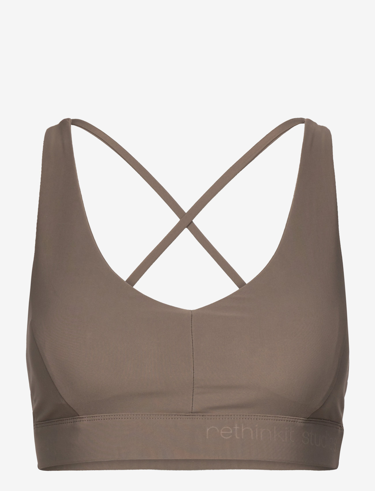 Rethinkit Studios - Sports Bra Multi Cross Seville - dark rock - 1