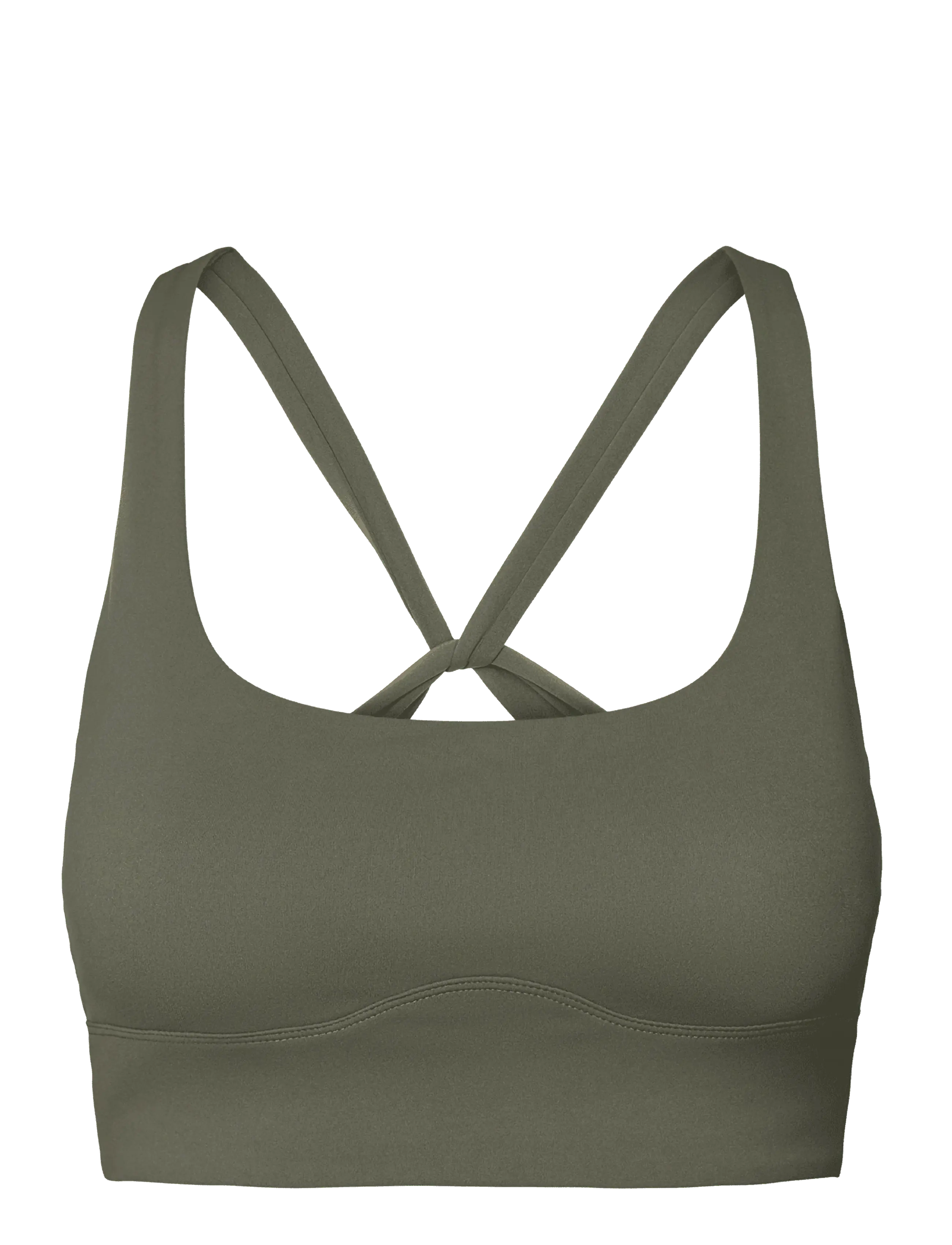 RETHINKIT STUDIOS Butter Soft Sport BH Seinna Khaki - XS - Damen