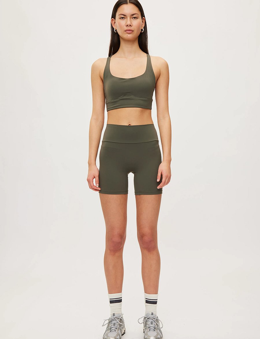 Rethinkit Studios - Butter Soft Sports Bra Seinna - medium support - charcoal olive - 0
