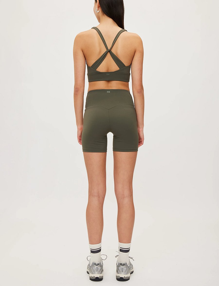 Rethinkit Studios - Butter Soft Sports Bra Seinna - medium support - charcoal olive - 4