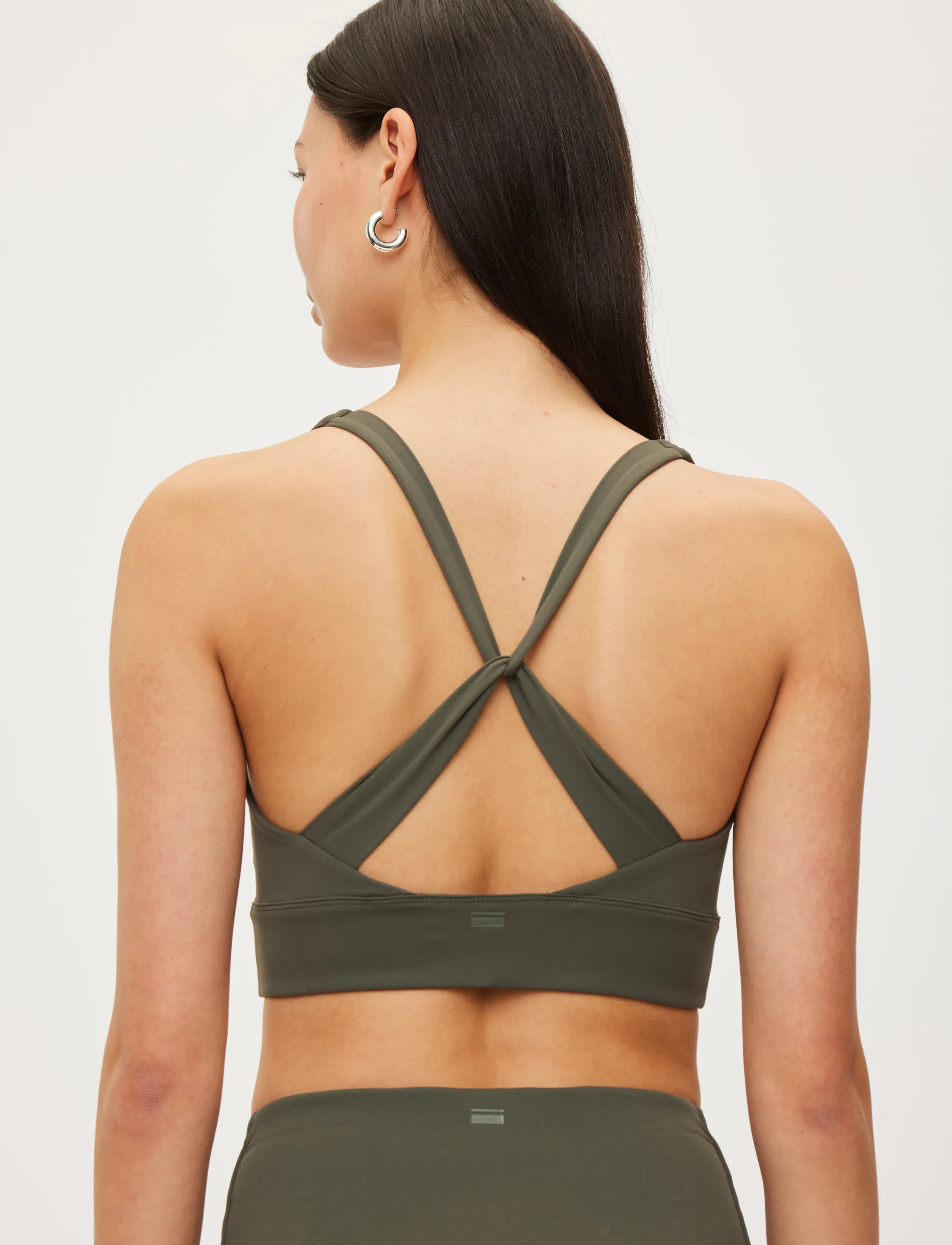 Rethinkit Studios - Butter Soft Sports Bra Seinna - medium support - charcoal olive - 5