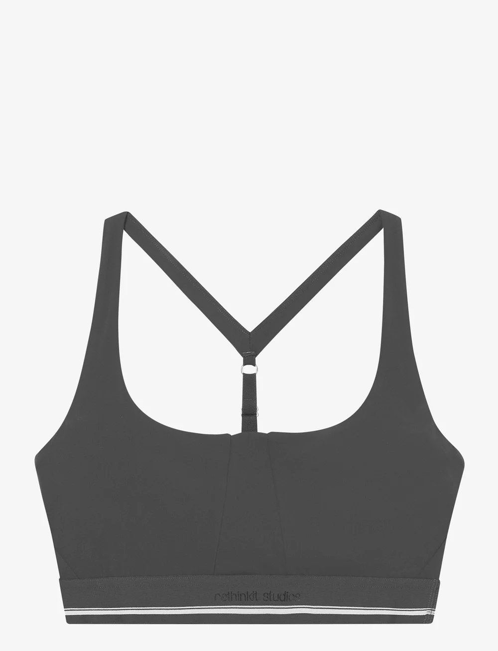 Rethinkit Studios - Butter Soft Sports Bra Edge - mittlerer halt - almost black - 1