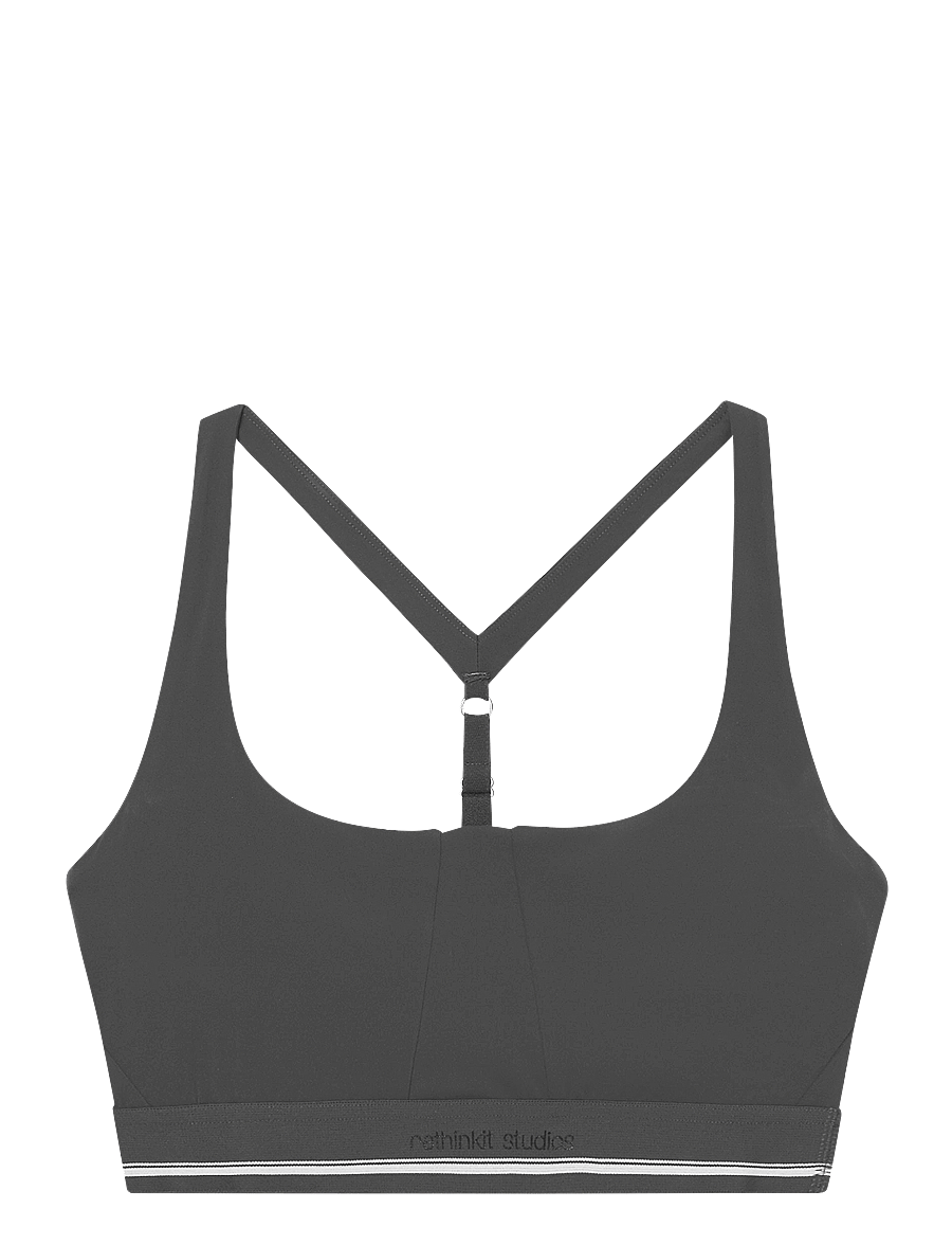 Rethinkit Studios - Butter Soft Sports Bra Edge - medium support - almost black - 1