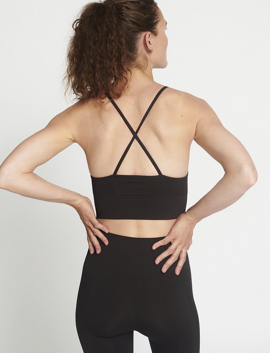 Rethinkit Studios - Hella Seamless legging - saumlausar sokkabuxur - almost black - 5