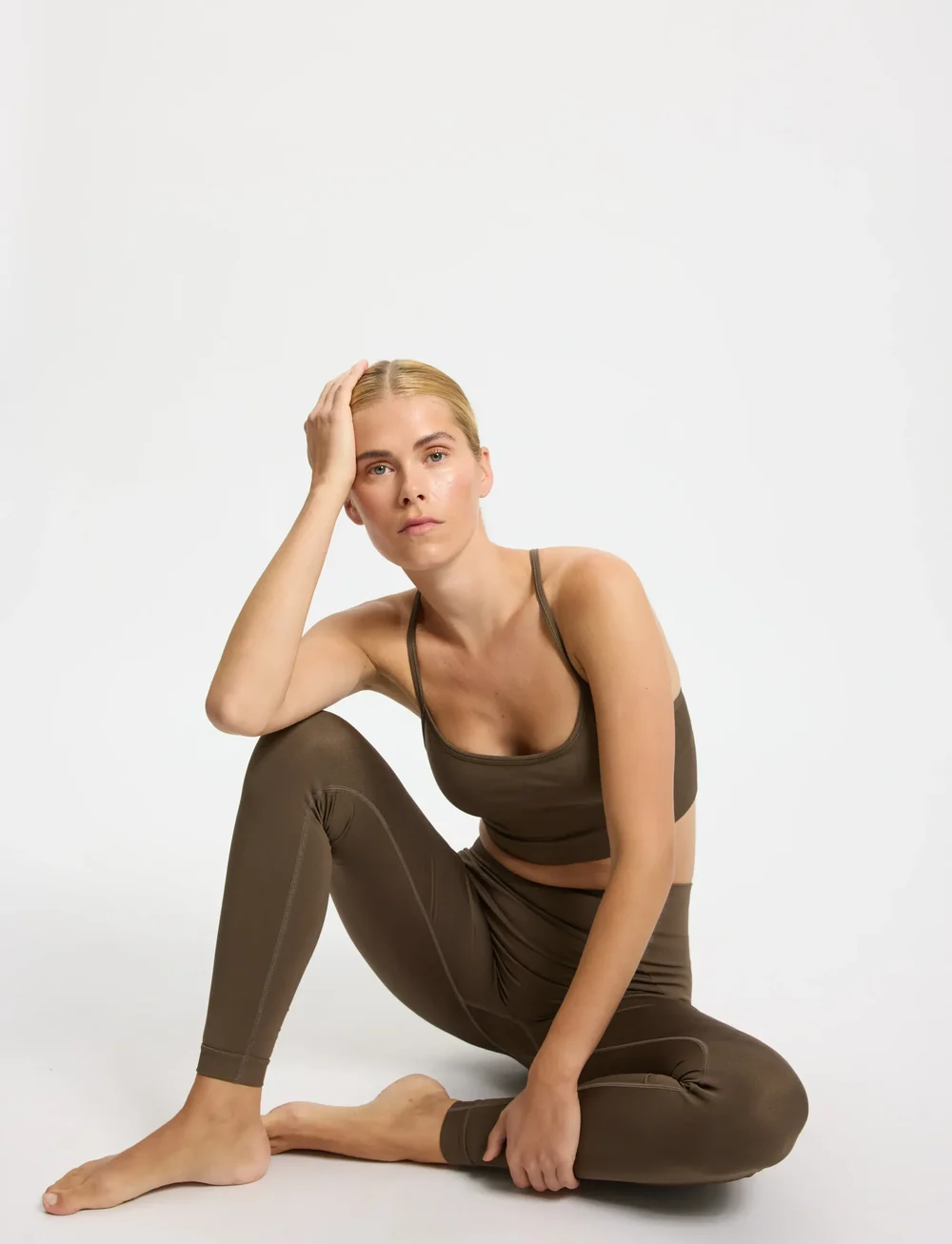 Rethinkit Studios - Hella Seamless Legging - Õmblusteta retuusid - falcon - 3
