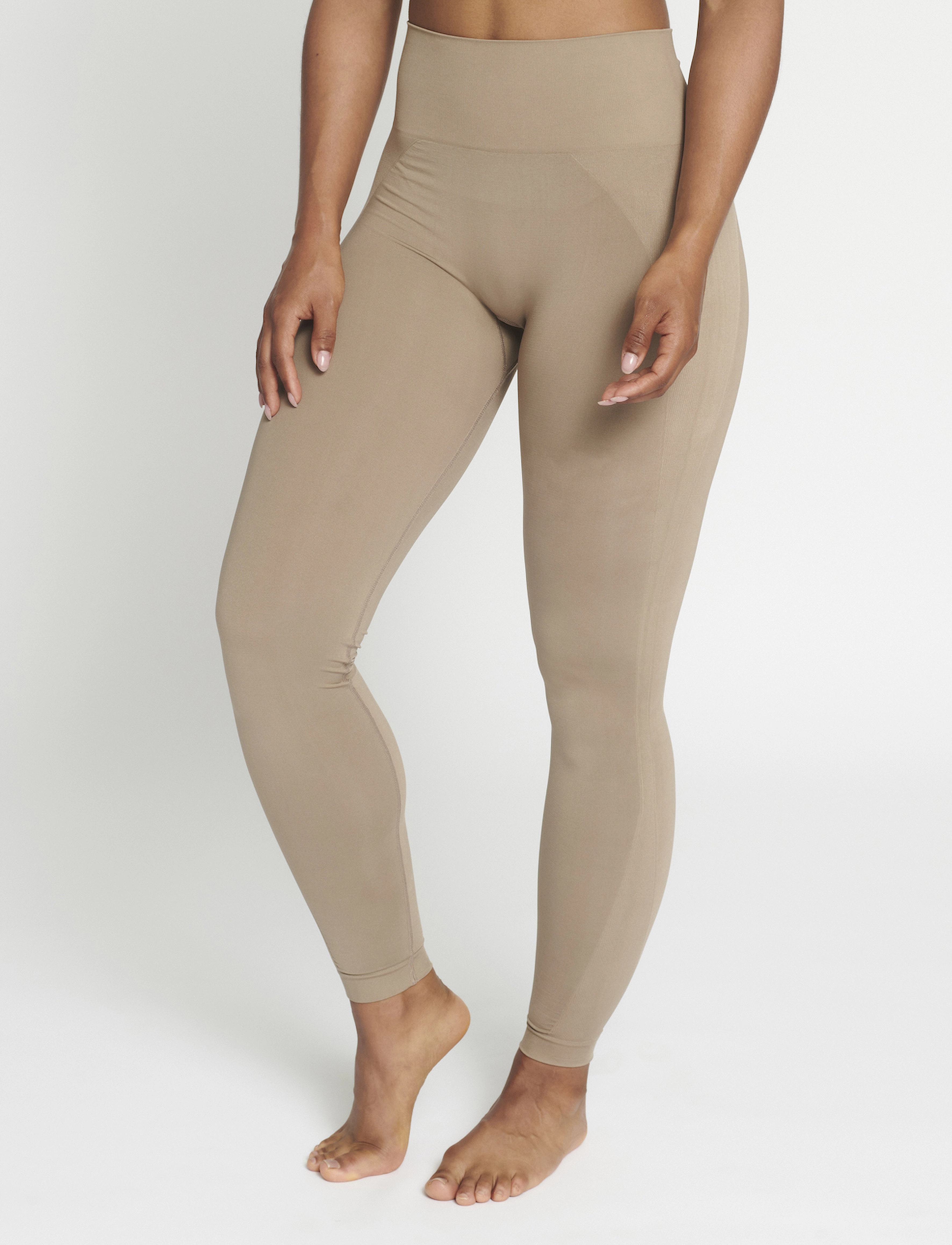 Rethinkit Studios - Hella Seamless legging - fuld længde - mocha - 5
