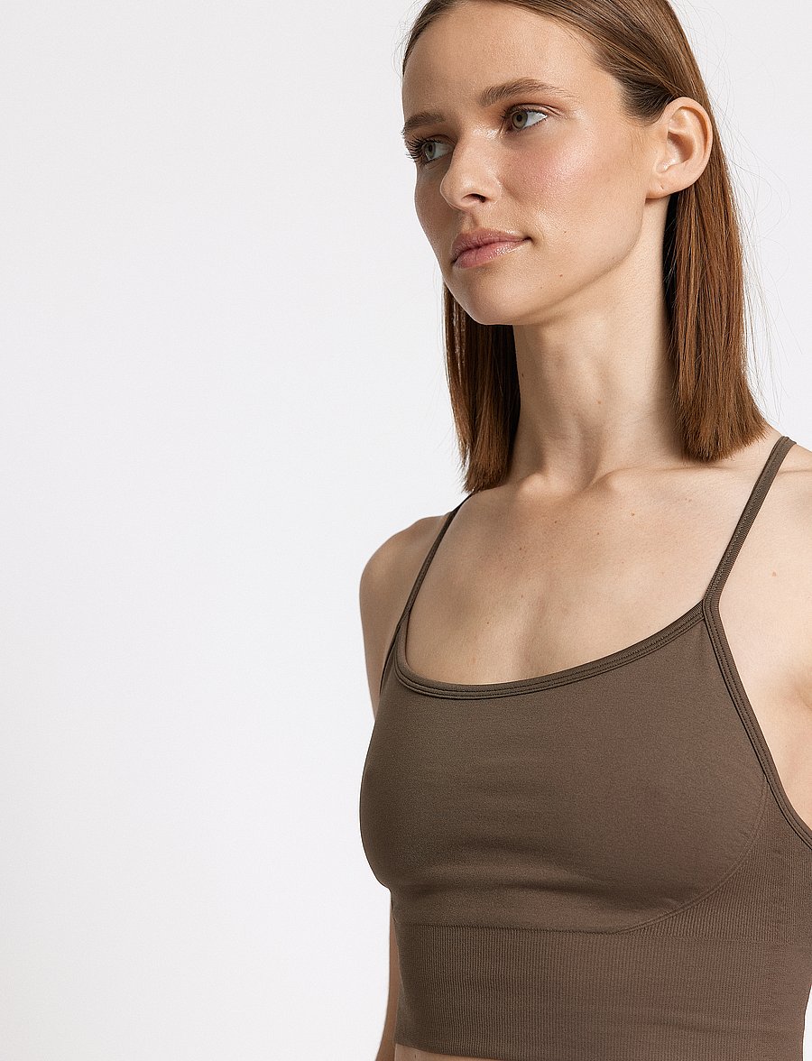 Rethinkit Studios - Hilde Seamless sports bra - mittlerer halt - falcon - 5