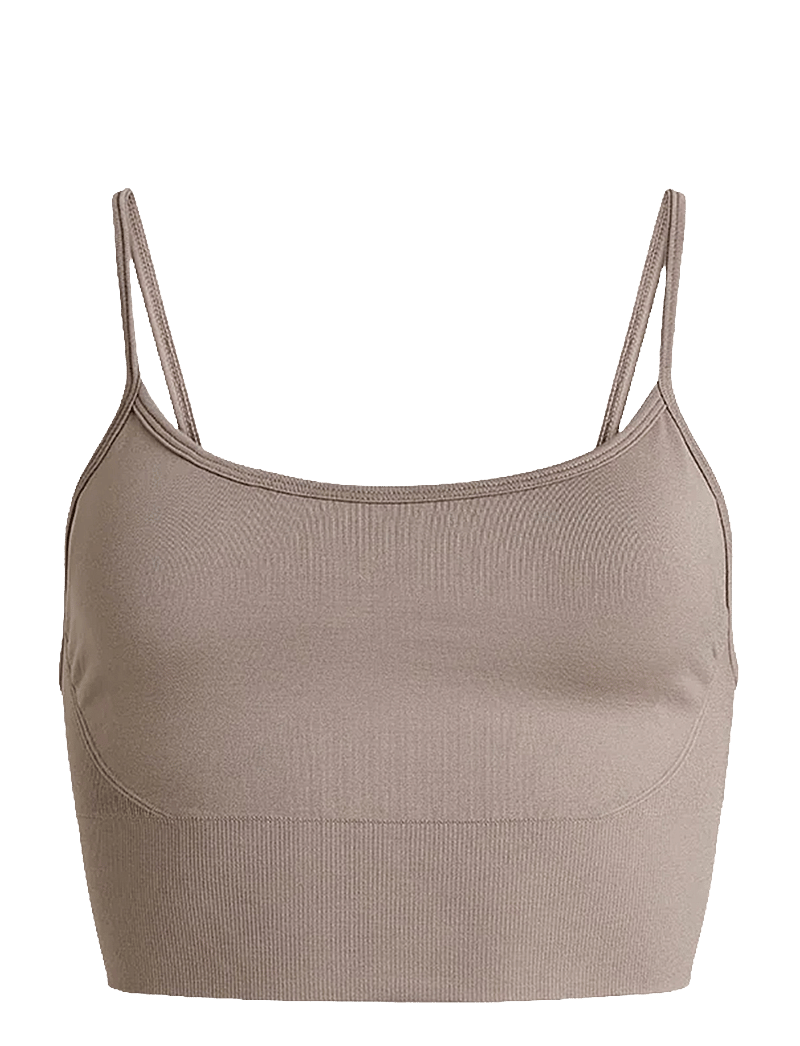 Rethinkit Studios - Hilde Seamless sports bra - medium støtte - mocha - 1