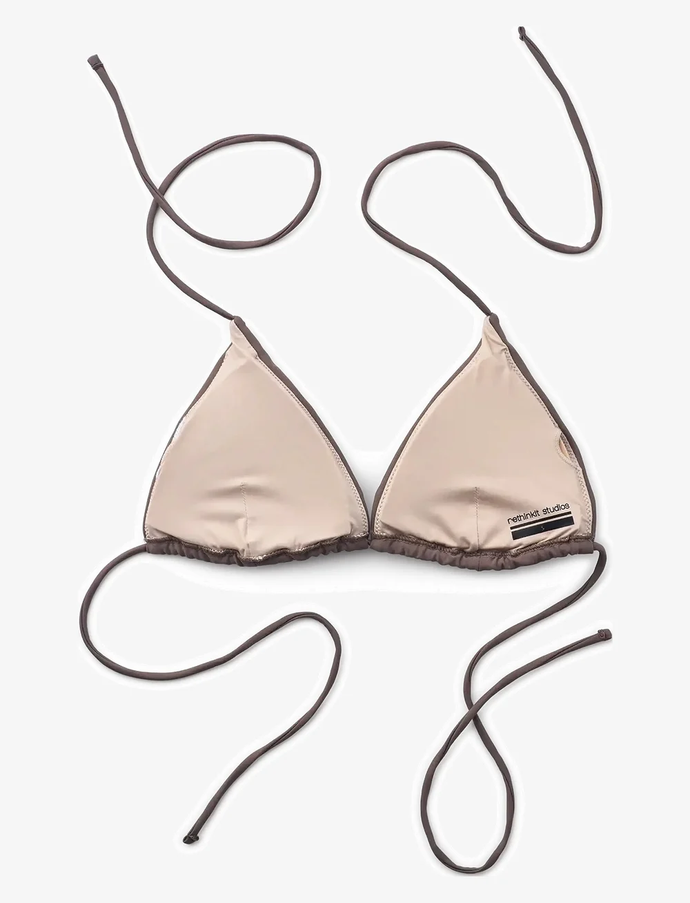 Rethinkit Studios - Bikini Top Triangle BAY - sport-bademode - 3201 walnut - 2