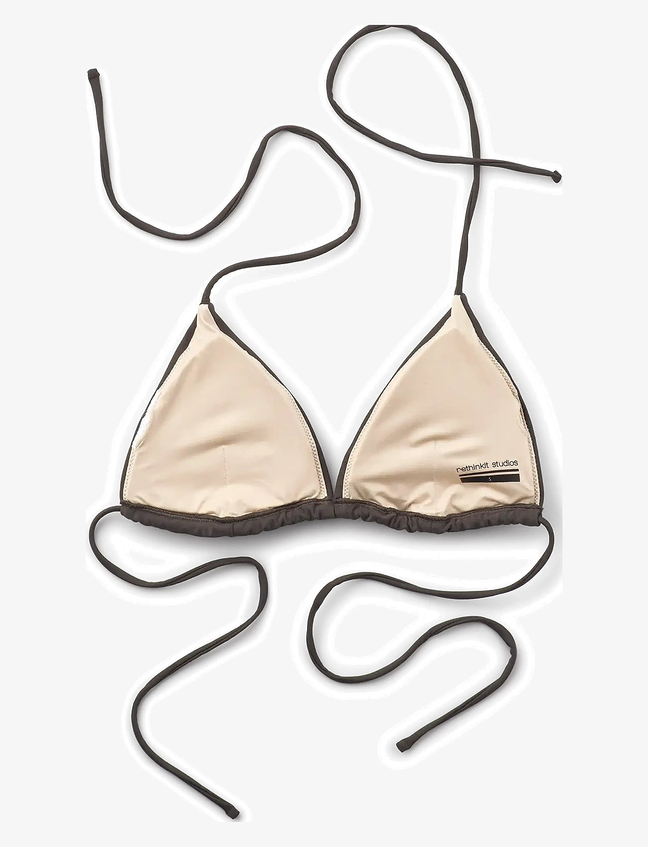 Rethinkit Studios - Bikini Top Triangle Bay - laveste priser - almost black - 2