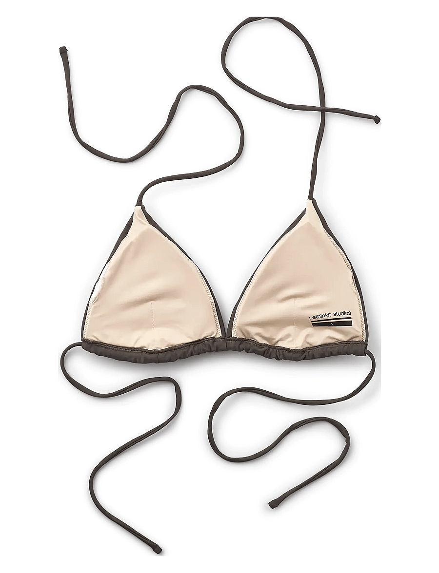 Rethinkit Studios - Bikini Top Triangle Bay - sport-bademode - almost black - 2