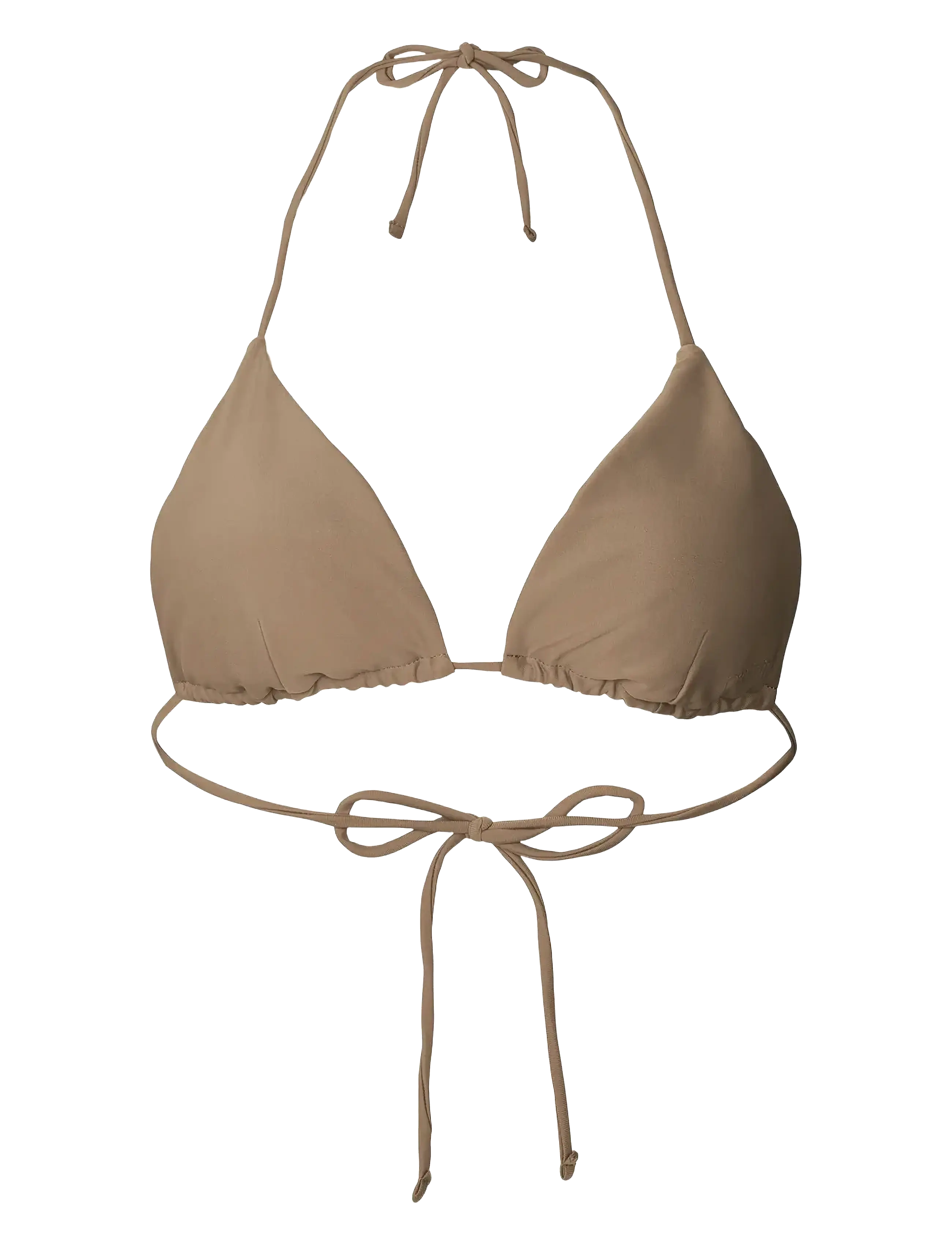 Rethinkit Studios Bikini Top Triangle Bay - Sport-Bademode - WALNUT / beige