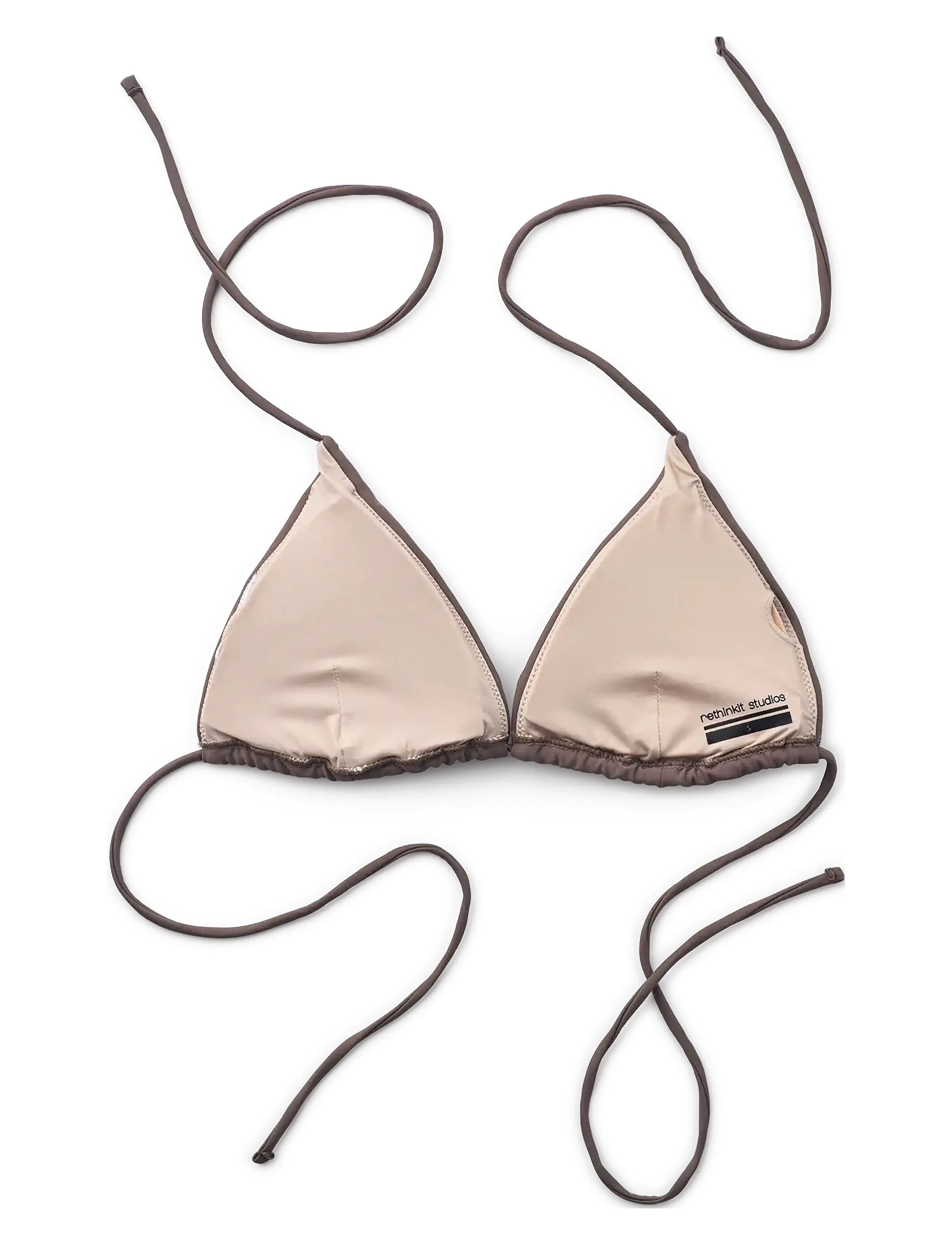 Rethinkit Studios - Bikini Top Triangle Bay - bikini's - walnut - 2