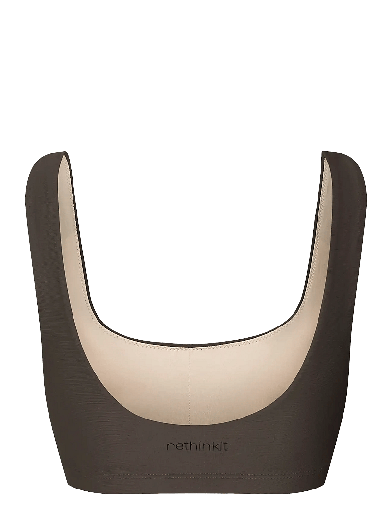 Rethinkit Studios - Bikini Top Bay - sport-bademode - almost black - 2