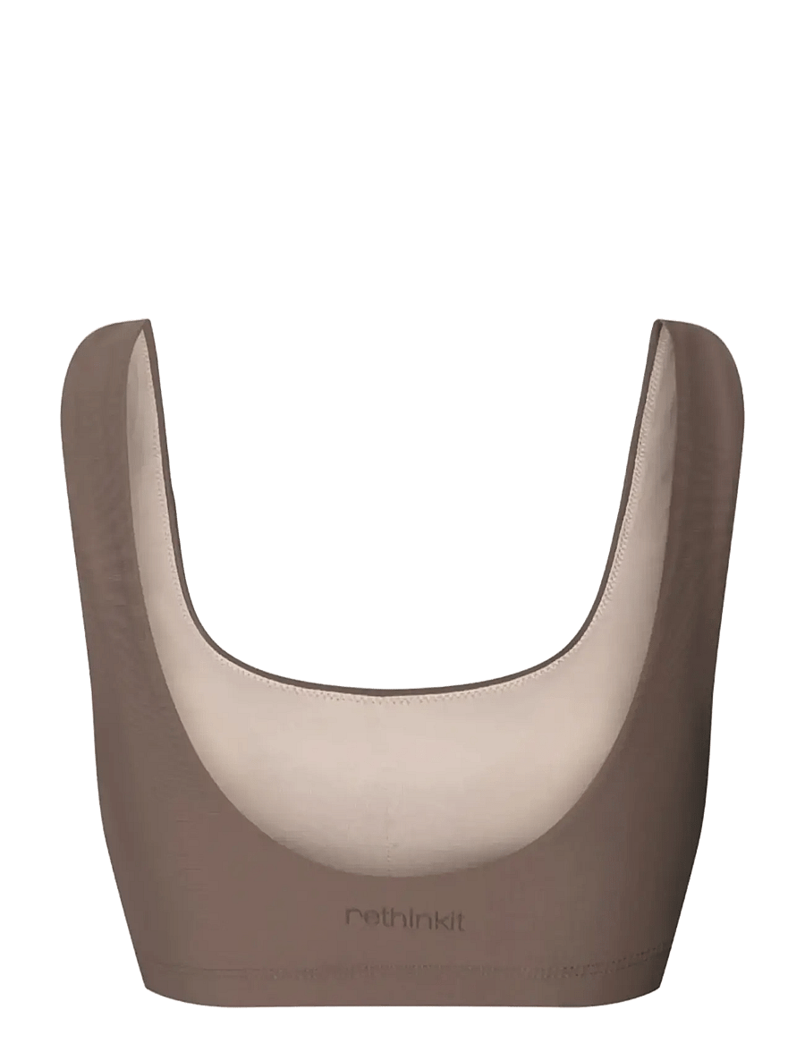 Rethinkit Studios - Bikini Top Bay - sporta bikini - walnut - 2