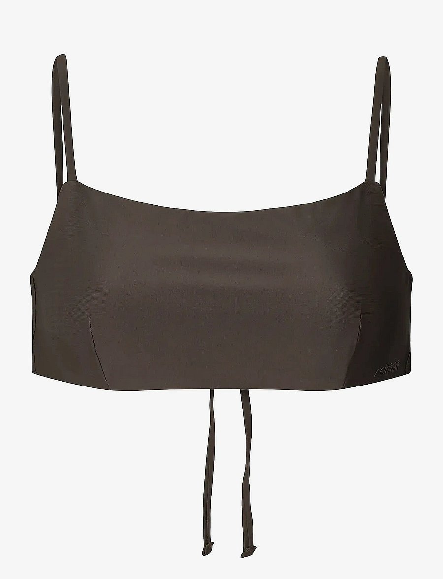 Rethinkit Studios - Bikini Top Bandeau Bay - spordi ujumisriided - almost black - 0