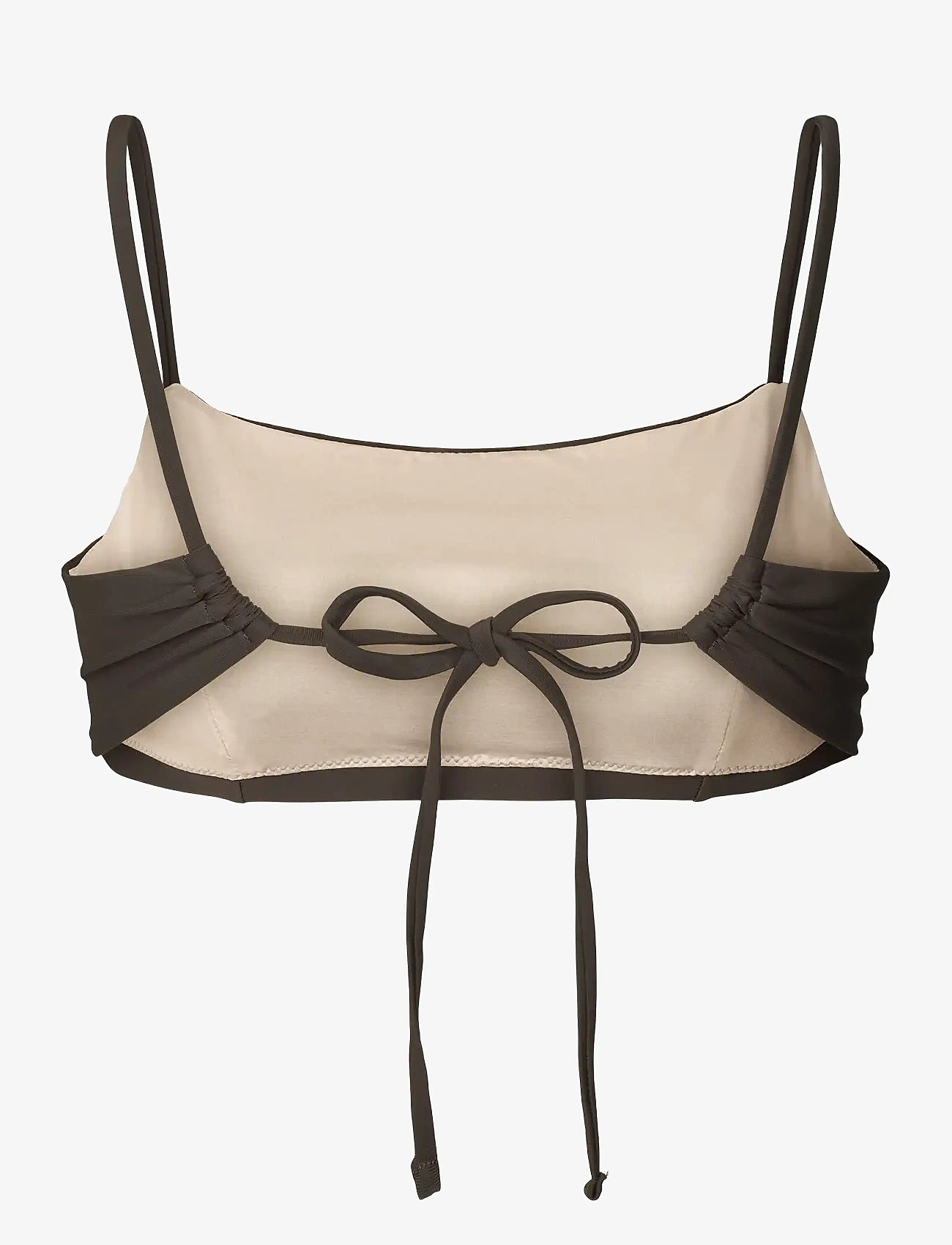 Rethinkit Studios - Bikini Top Bandeau Bay - urheilu-uima-asut - almost black - 1