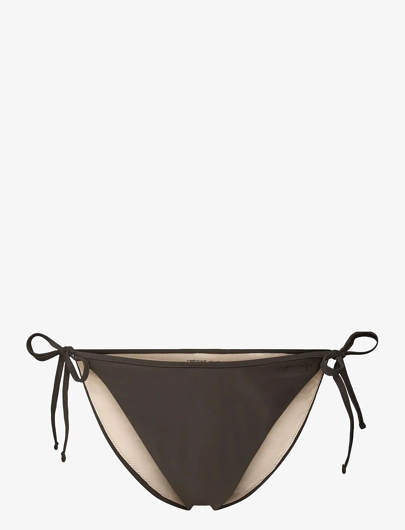 Rethinkit Studios - Bikini Bottom Tiestring Bay - sport-bademode - almost black - 1