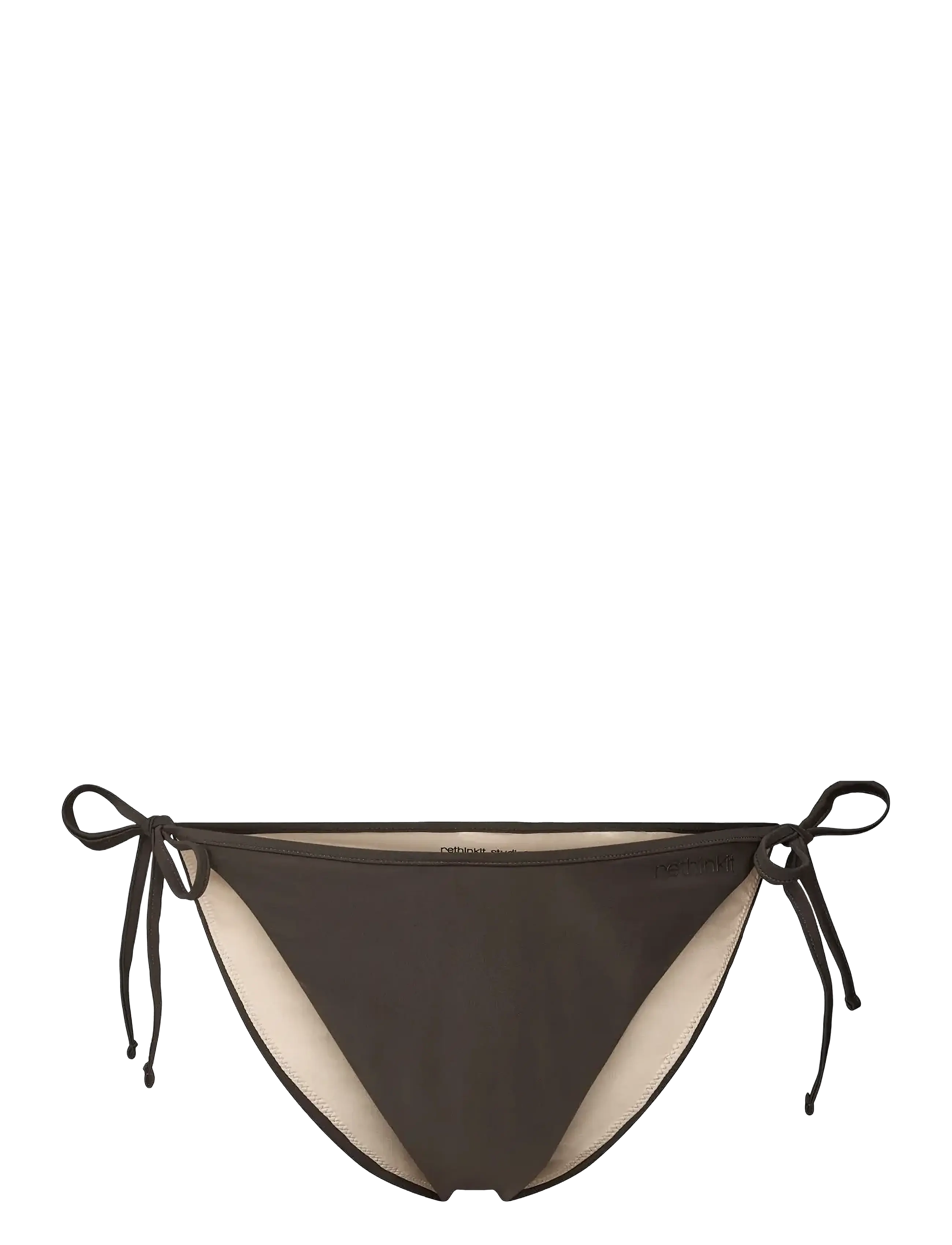 Bikini Bottom Tiestring Bay - ALMOST BLACK