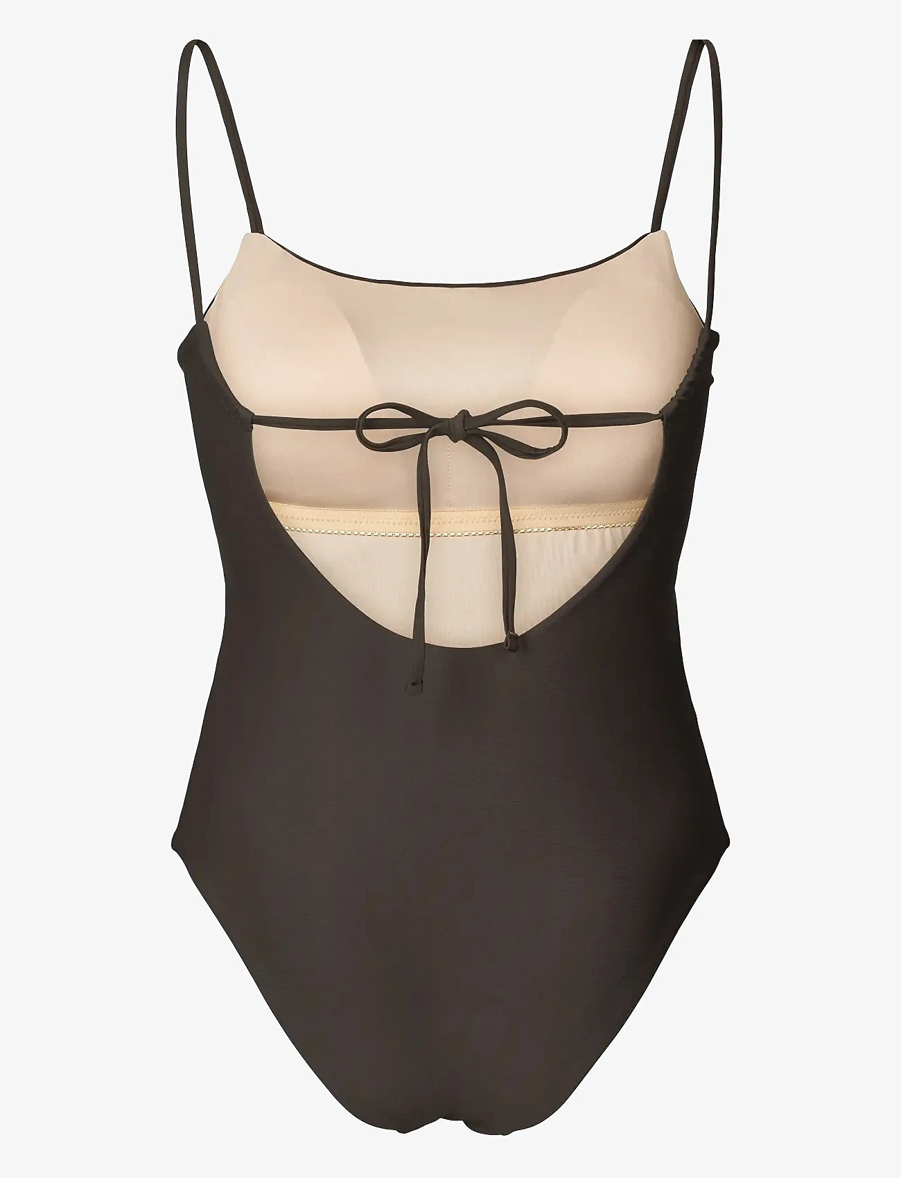 Rethinkit Studios - Swimsuit Bandeau Bay - sports swimwear - almost black - 2