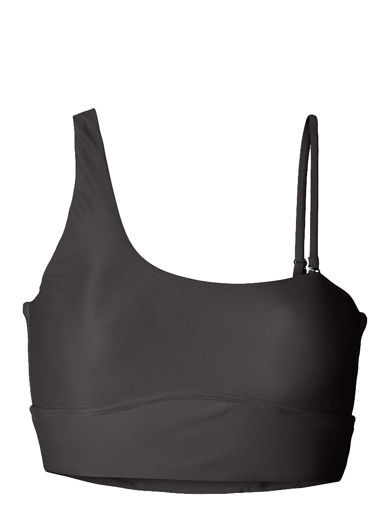 Rethinkit Studios - Bikini Top One Shoulder Bay - sportsbadetøj - almost black - 1