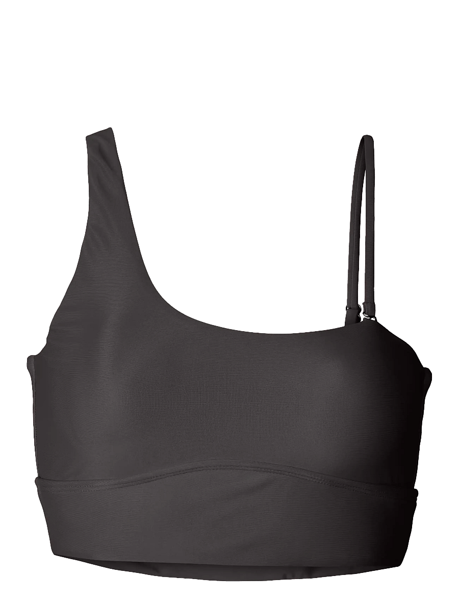 Rethinkit Studios - Bikini Top One Shoulder Bay - sportlikud ujumisriided - almost black - 1