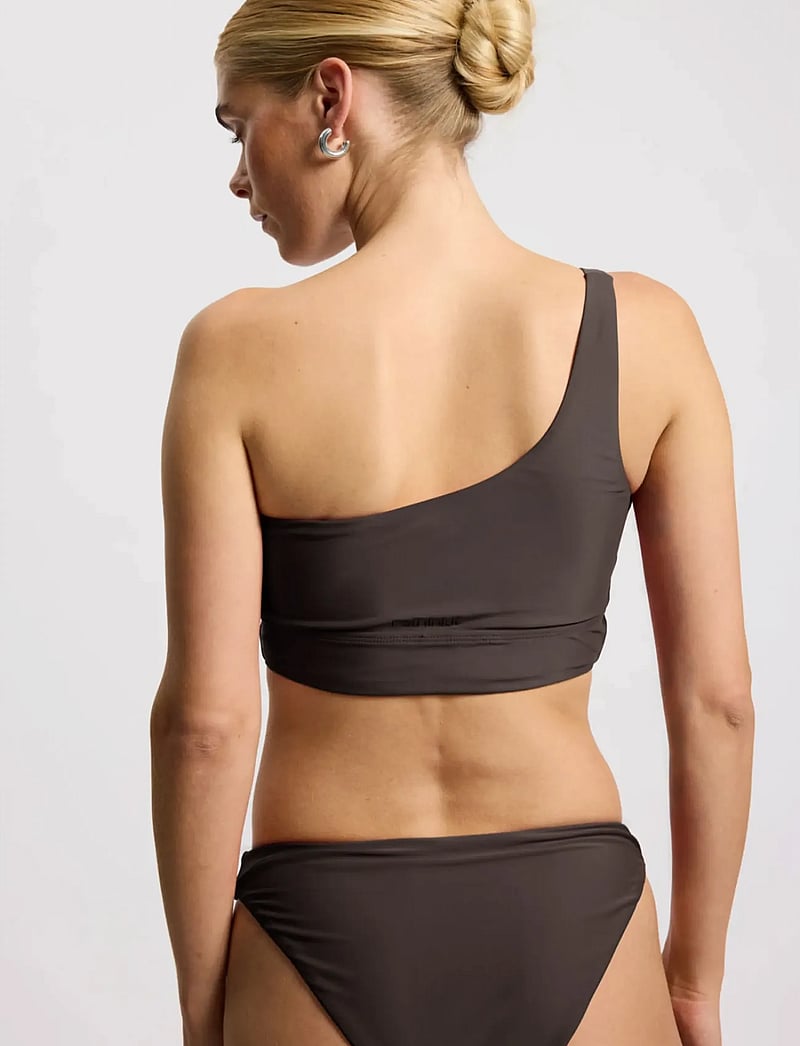 Rethinkit Studios - Bikini Top One Shoulder Bay - sportsbadetøj - almost black - 3