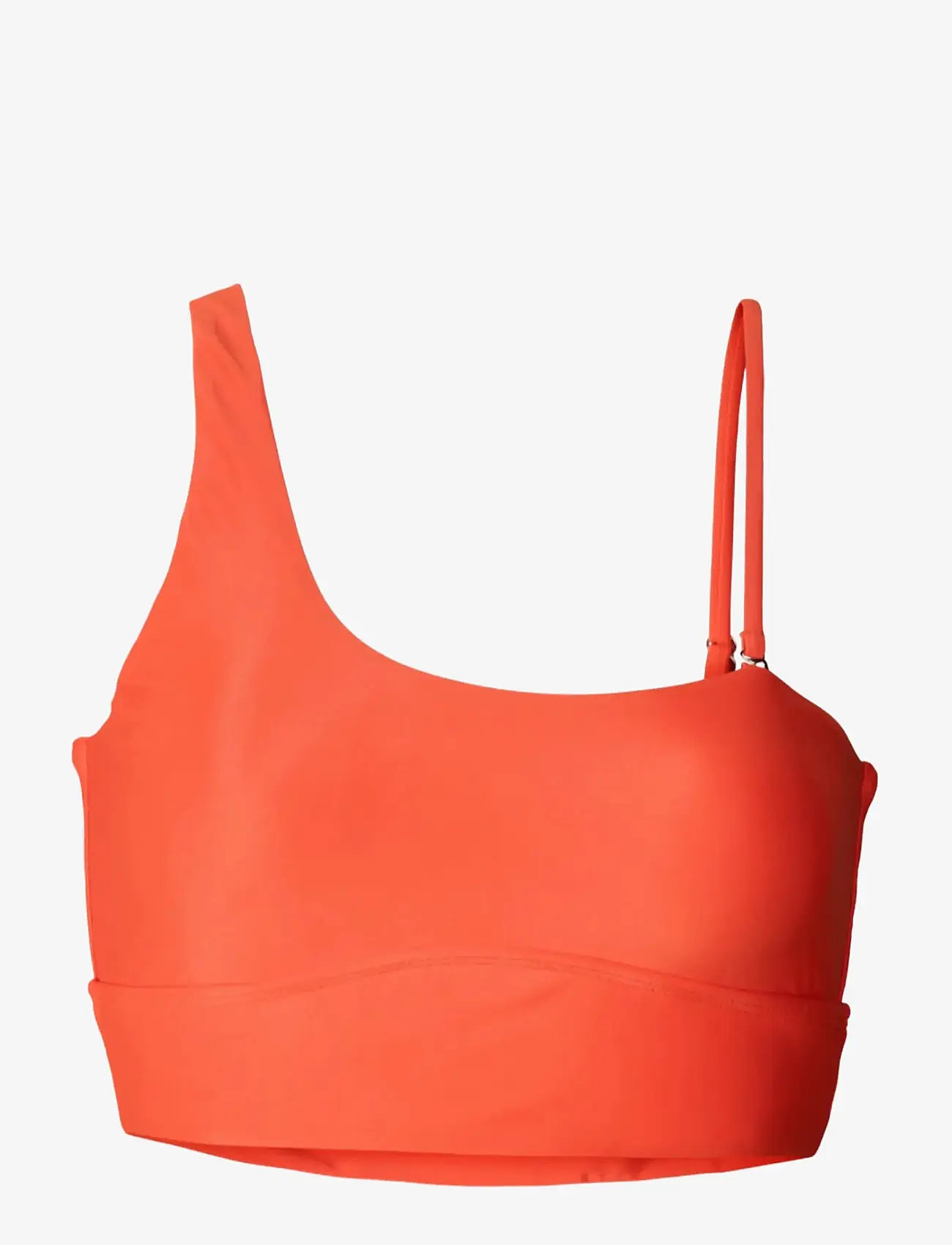 Rethinkit Studios - Bikini Top One Shoulder Bay - sportlikud ujumisriided - mandarin red - 1