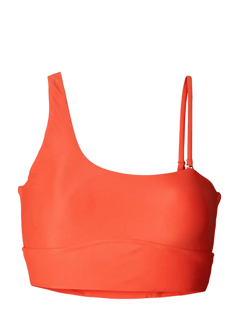 Rethinkit Studios - Bikini Top One Shoulder Bay - sportlikud ujumisriided - mandarin red - 1