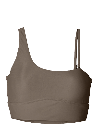 Rethinkit Studios Bikini Top One Shoulder Bay - Bikiinid - WALNUT / brown