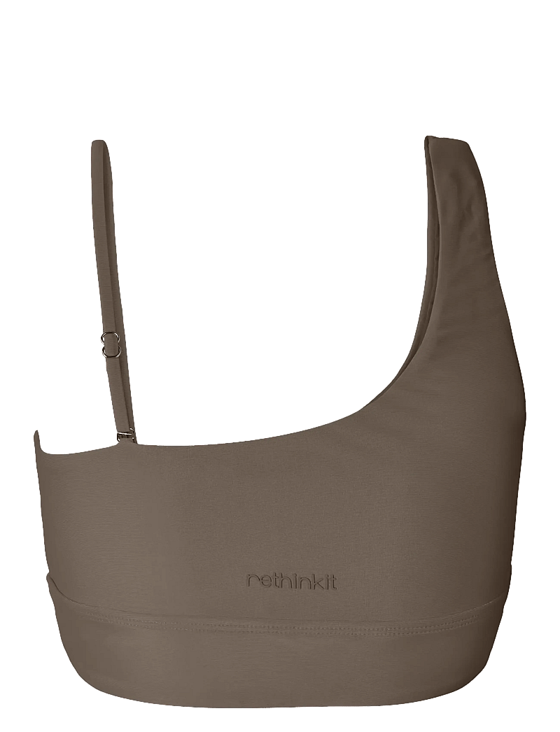 Rethinkit Studios - Bikini Top One Shoulder Bay - sportsbadetøj - walnut - 2