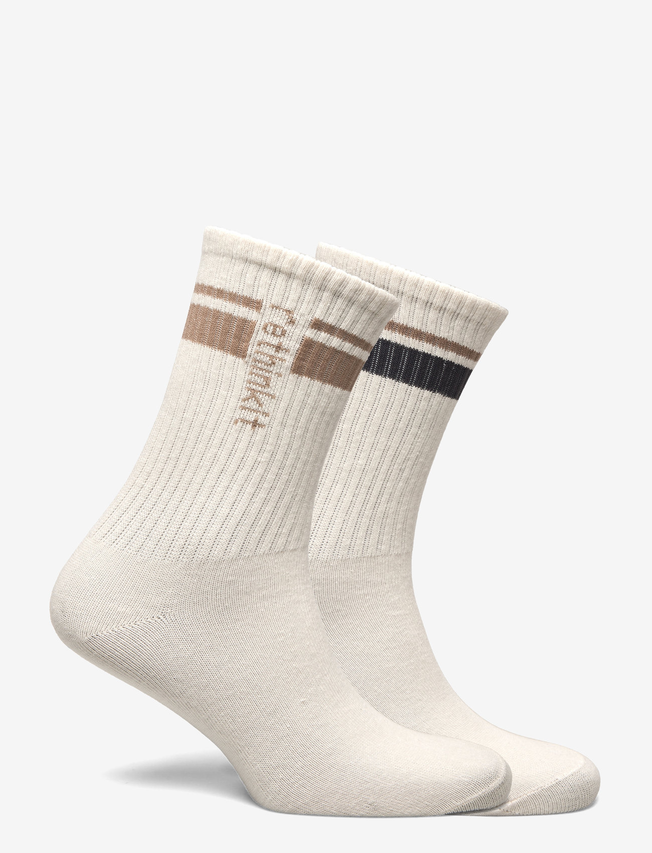 Rethinkit Studios - Rethinkit Striped Crew Sock 2pack - ink mocha - 4