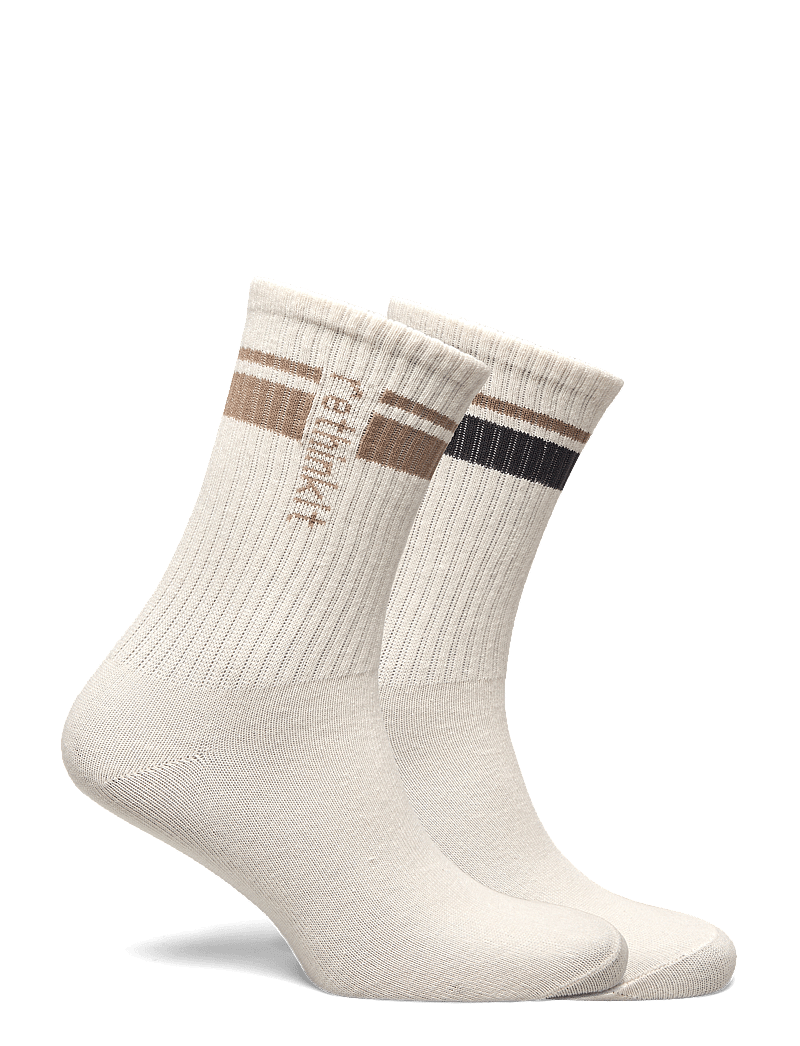 Rethinkit Studios - Rethinkit Striped Crew Sock 2pack - strümpfe - ink mocha - 2