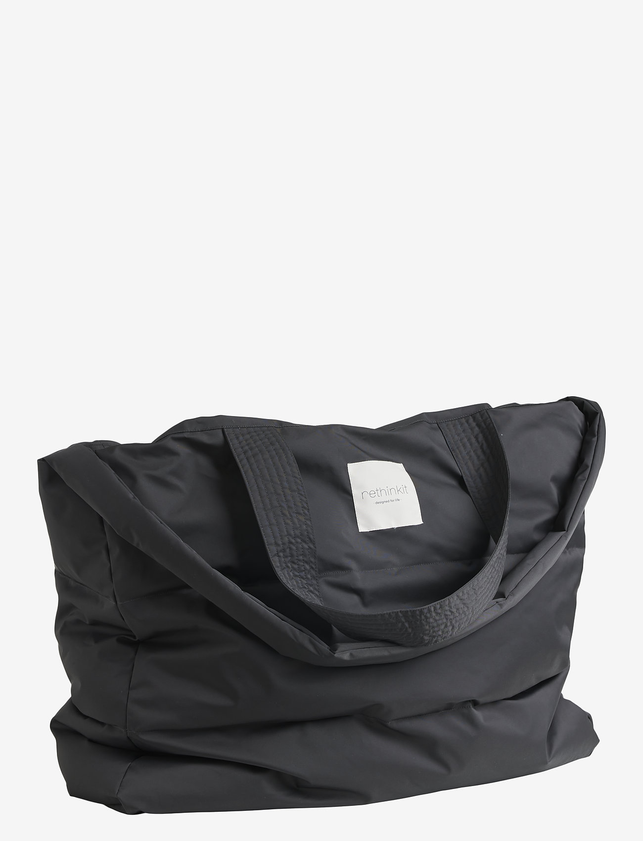 Rethinkit - Puffer Shopper Bag - shoppingväskor - almost black - 1