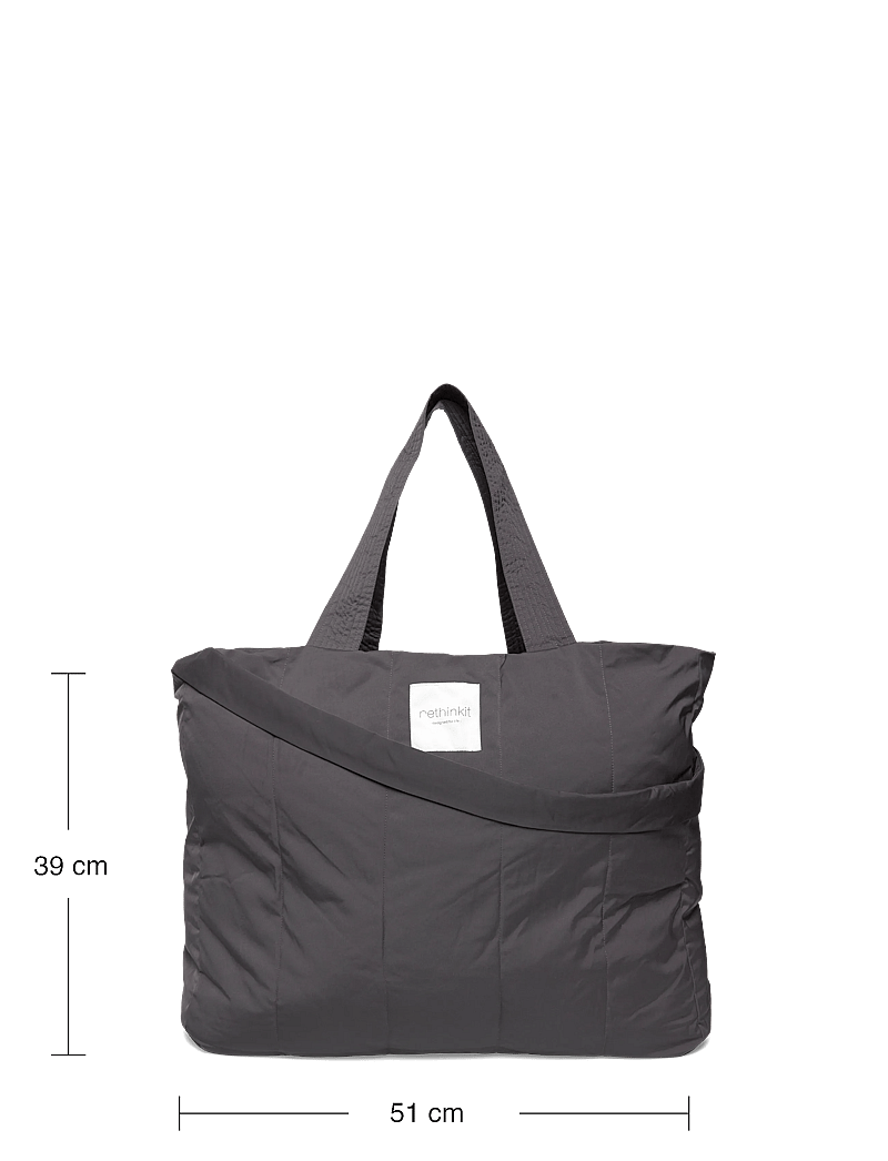 Rethinkit Studios - Shopper Tote Bag Shelter - træningstasker - almost black - 4